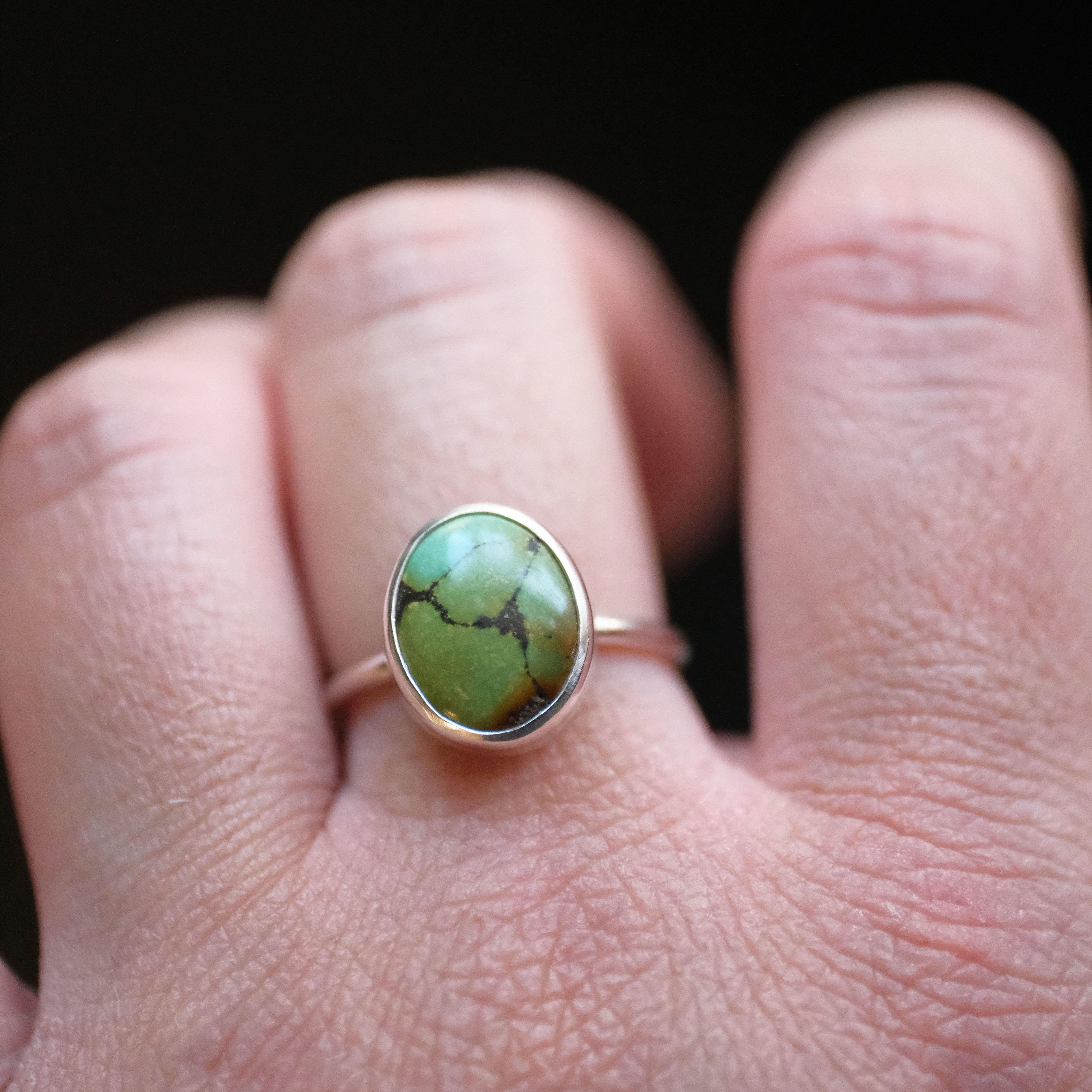 Turquoise Chiquito Ring (Size 6) - One of a Kind