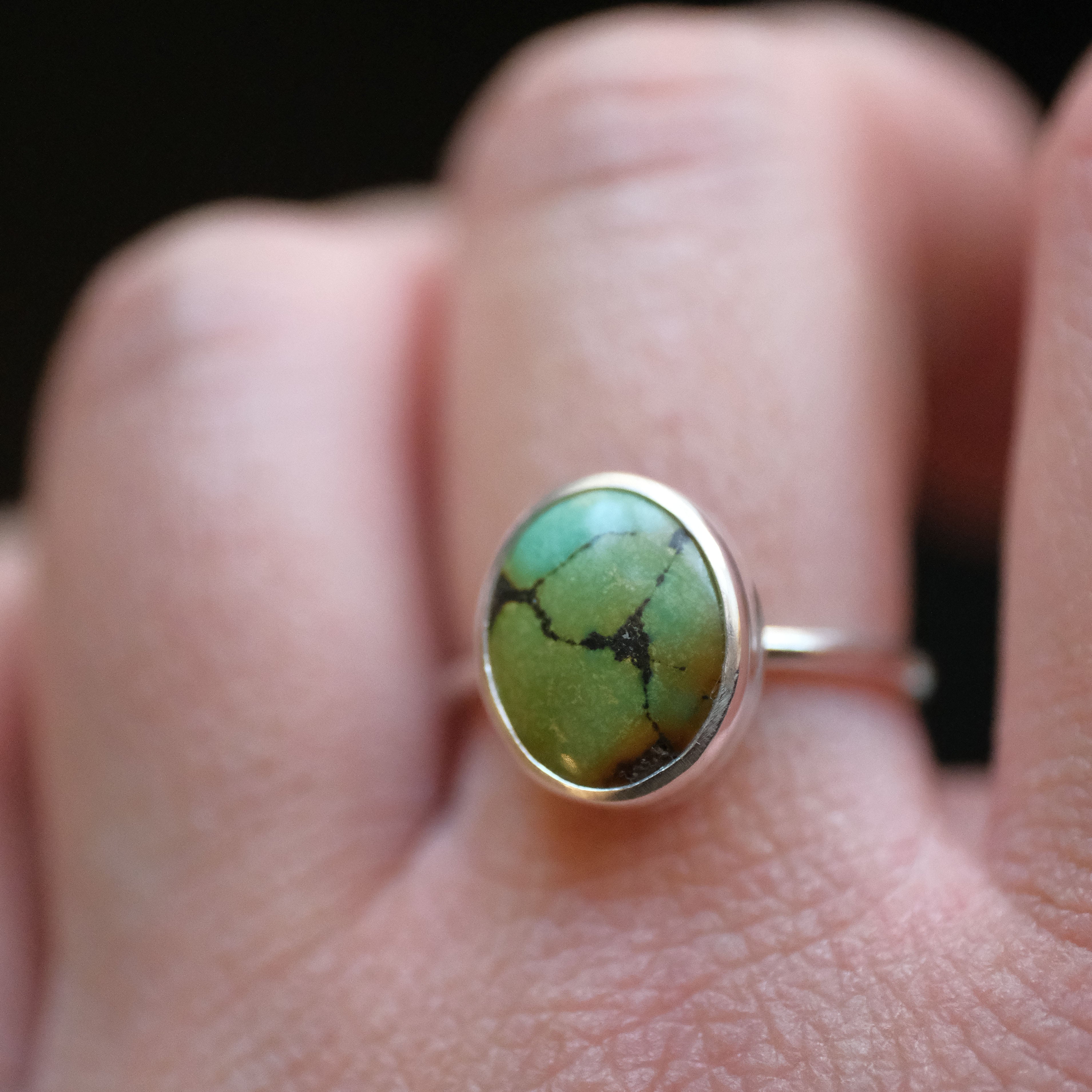 Turquoise Chiquito Ring (Size 6) - One of a Kind