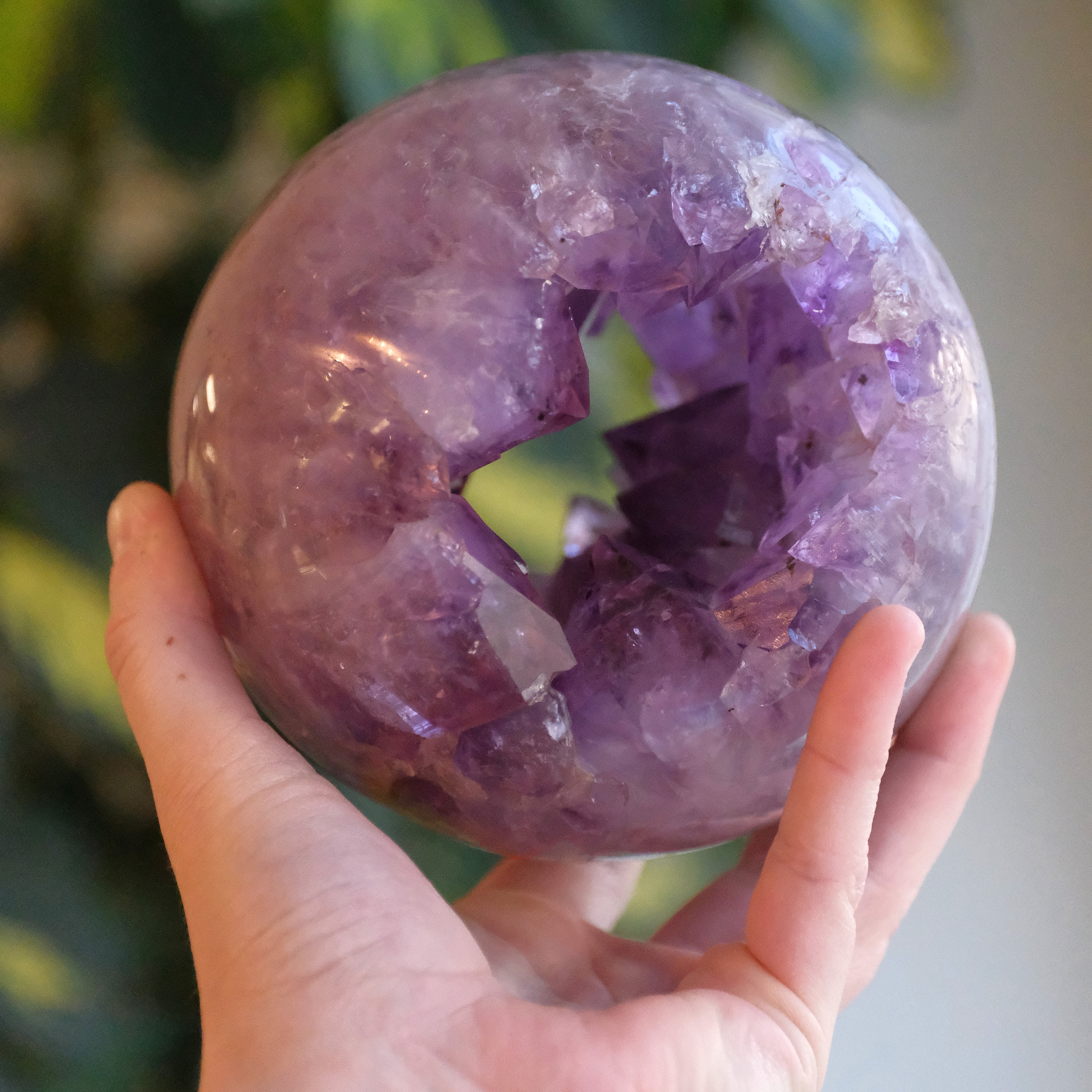 Giant Brazilian Amethyst Sphere