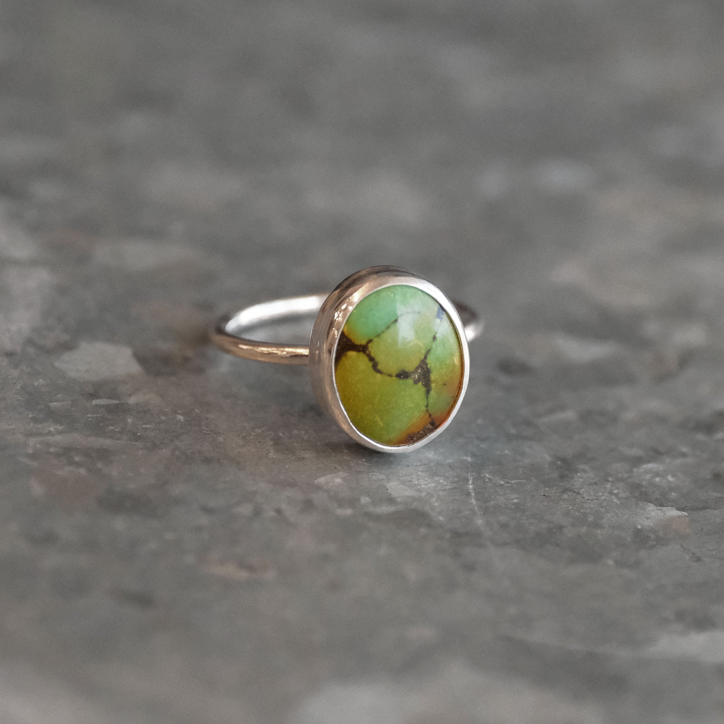 Turquoise Chiquito Ring (Size 6) - One of a Kind