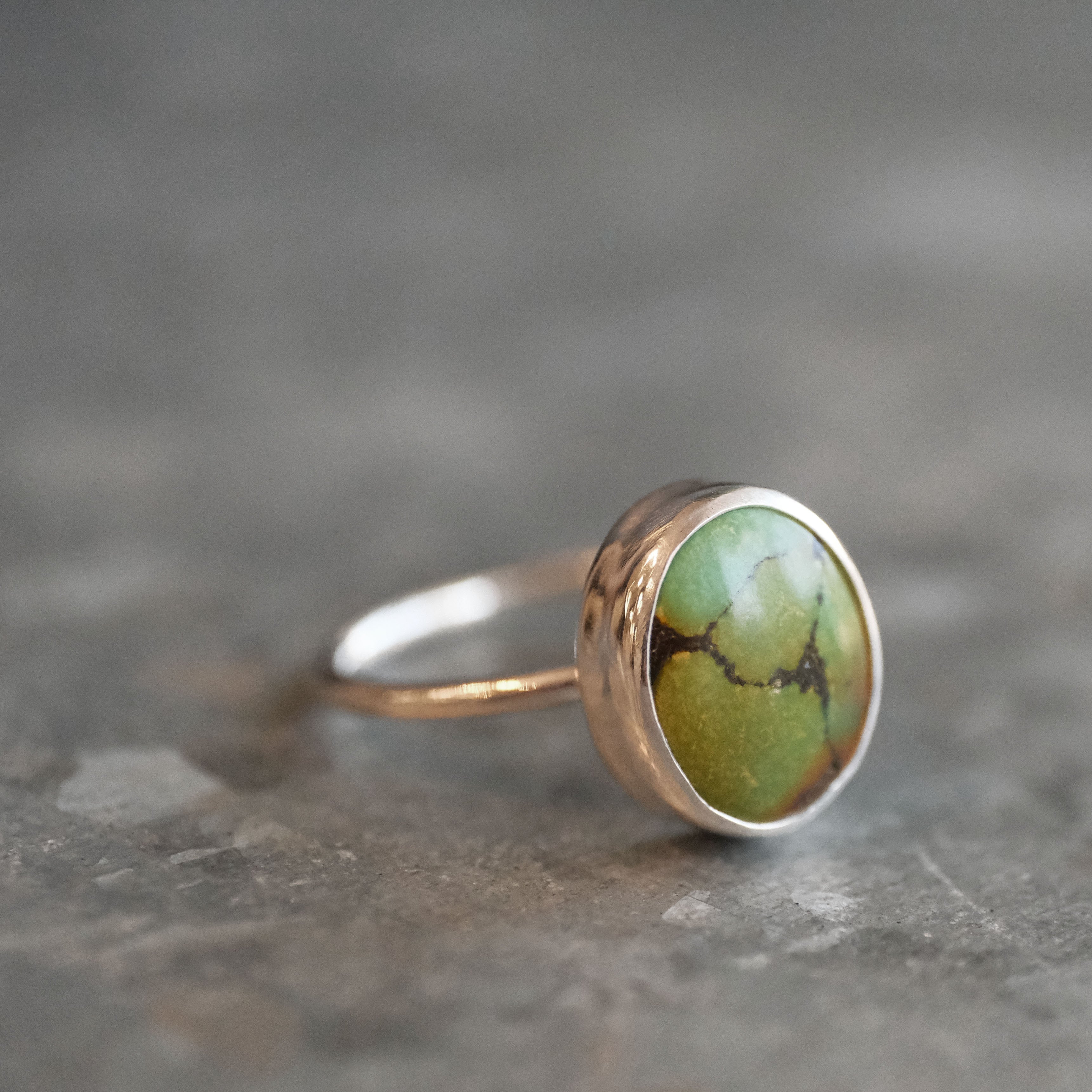 Turquoise Chiquito Ring (Size 6) - One of a Kind