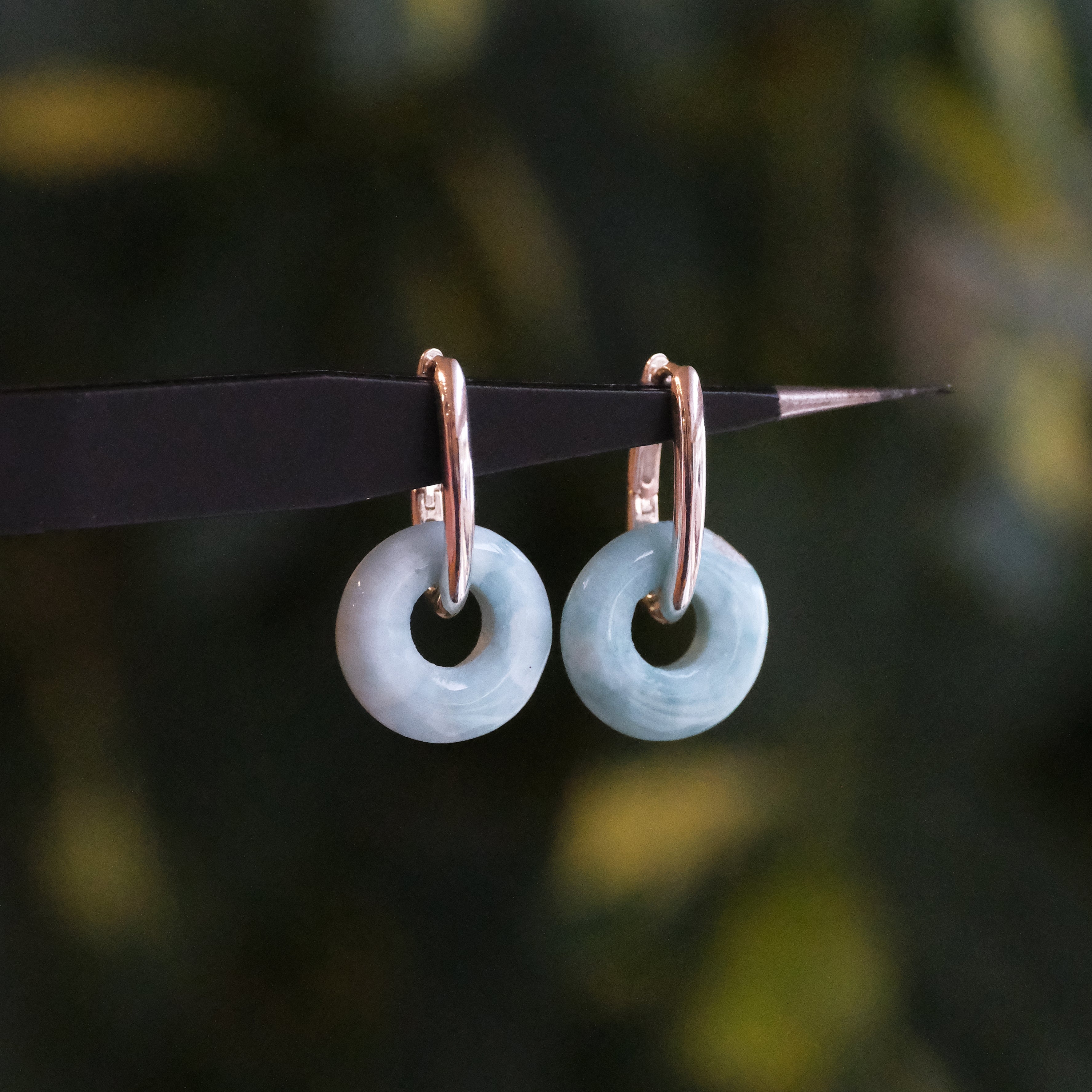 Two-in-One Larimar Oaxaca Earrings