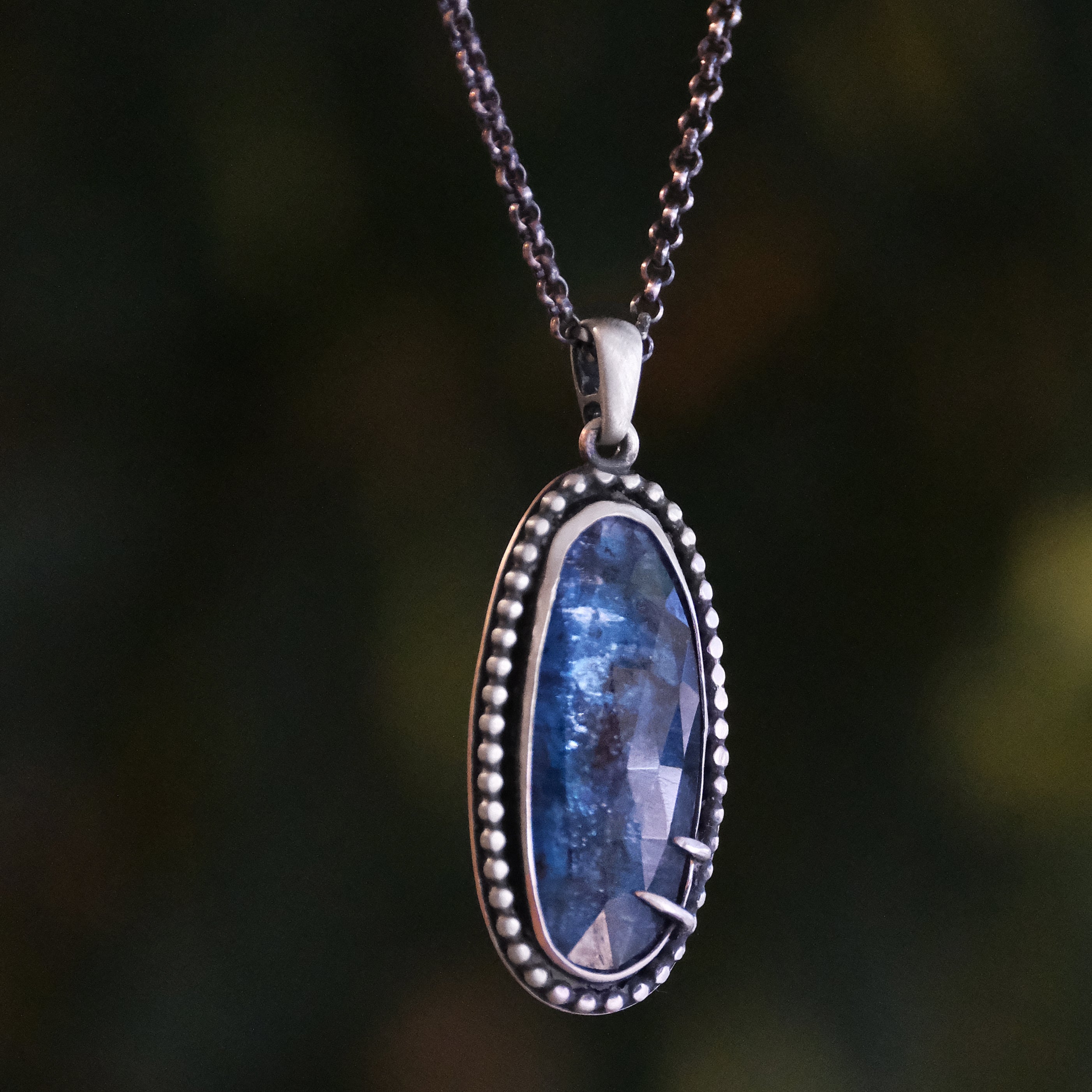 Kyanite + Sterling Talona Necklace - One of a Kind