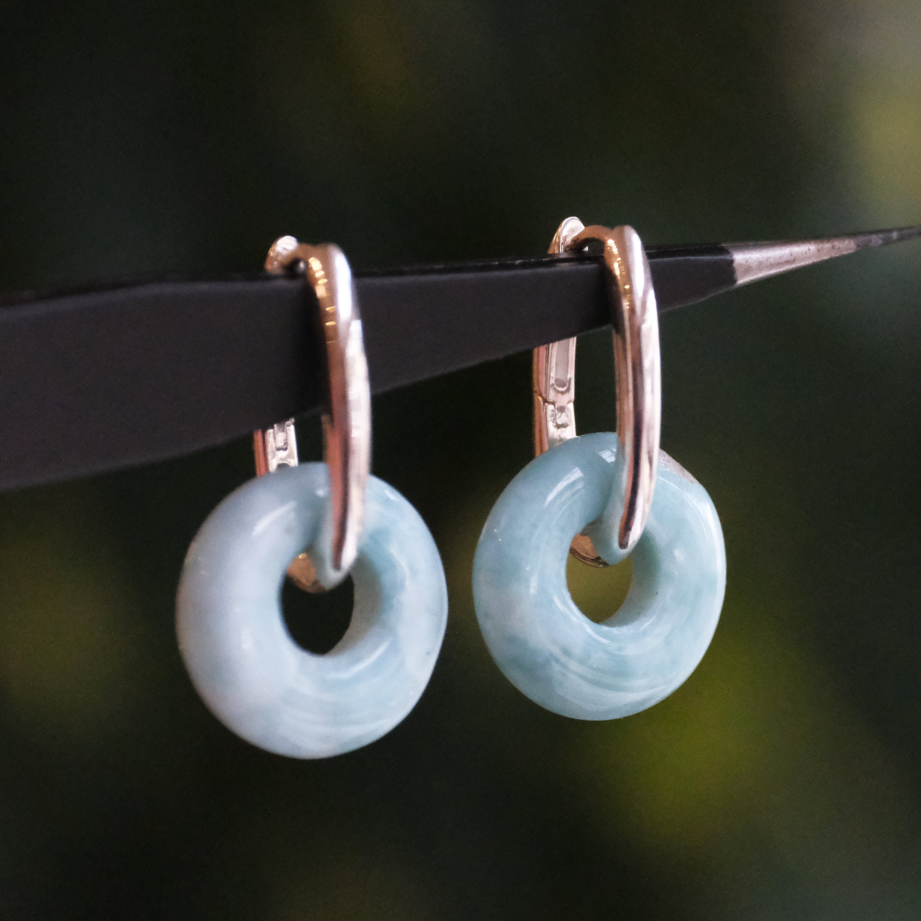 Two-in-One Larimar Oaxaca Earrings