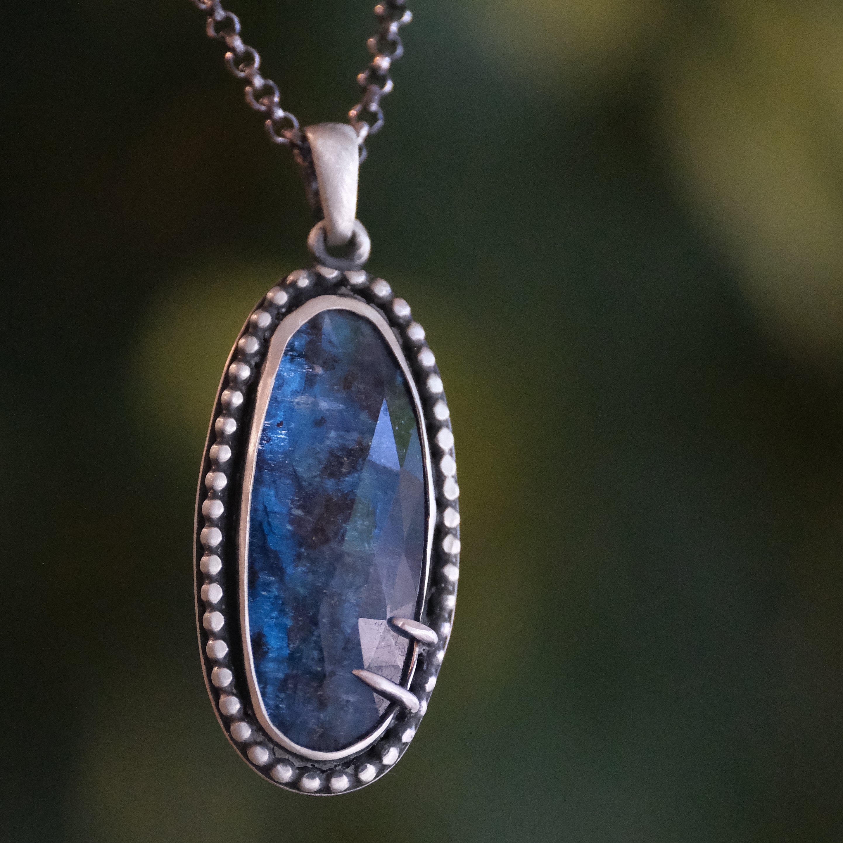 Kyanite + Sterling Talona Necklace - One of a Kind