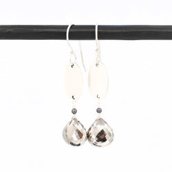 Omni Pyrite + Sterling Earrings