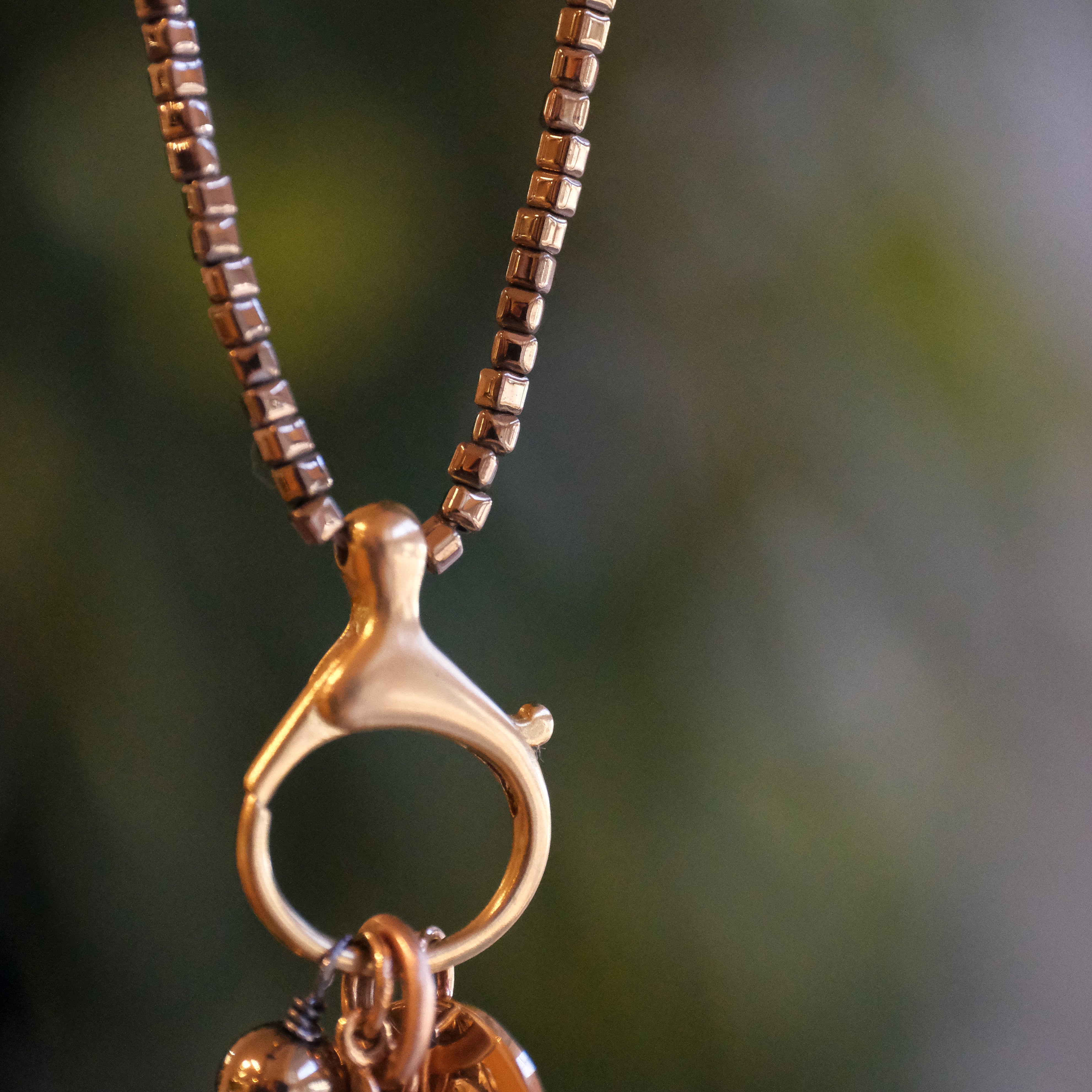 Inkeeper Pyrite Bronze + Brass Necklace - One of a Kind