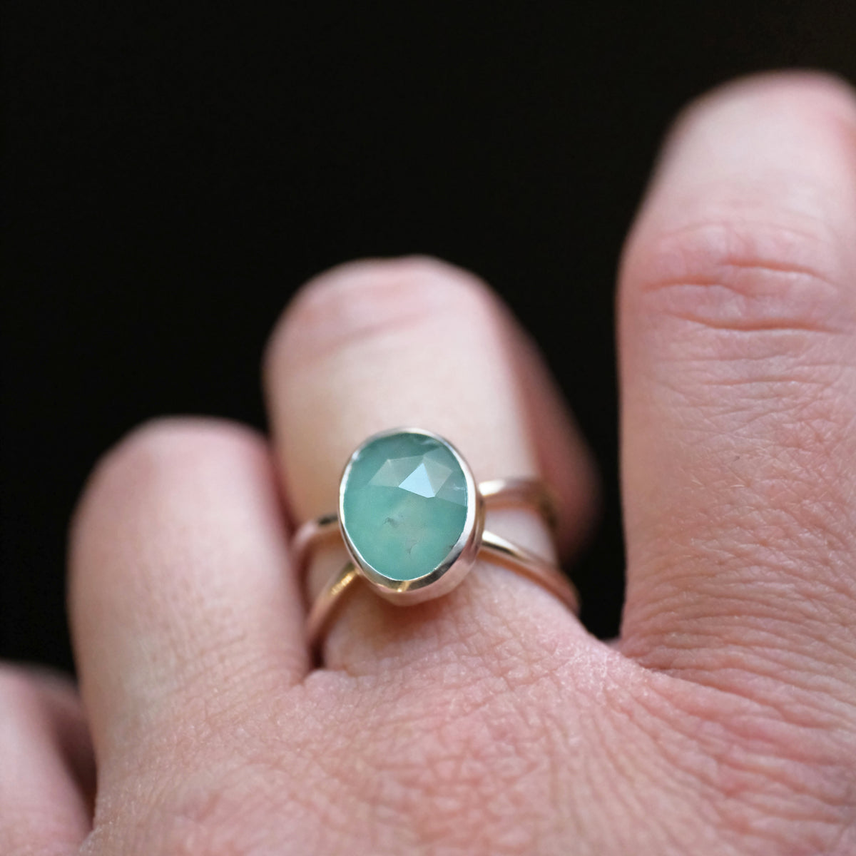Aquaprase Atom Ring (Size 6) - One of a Kind