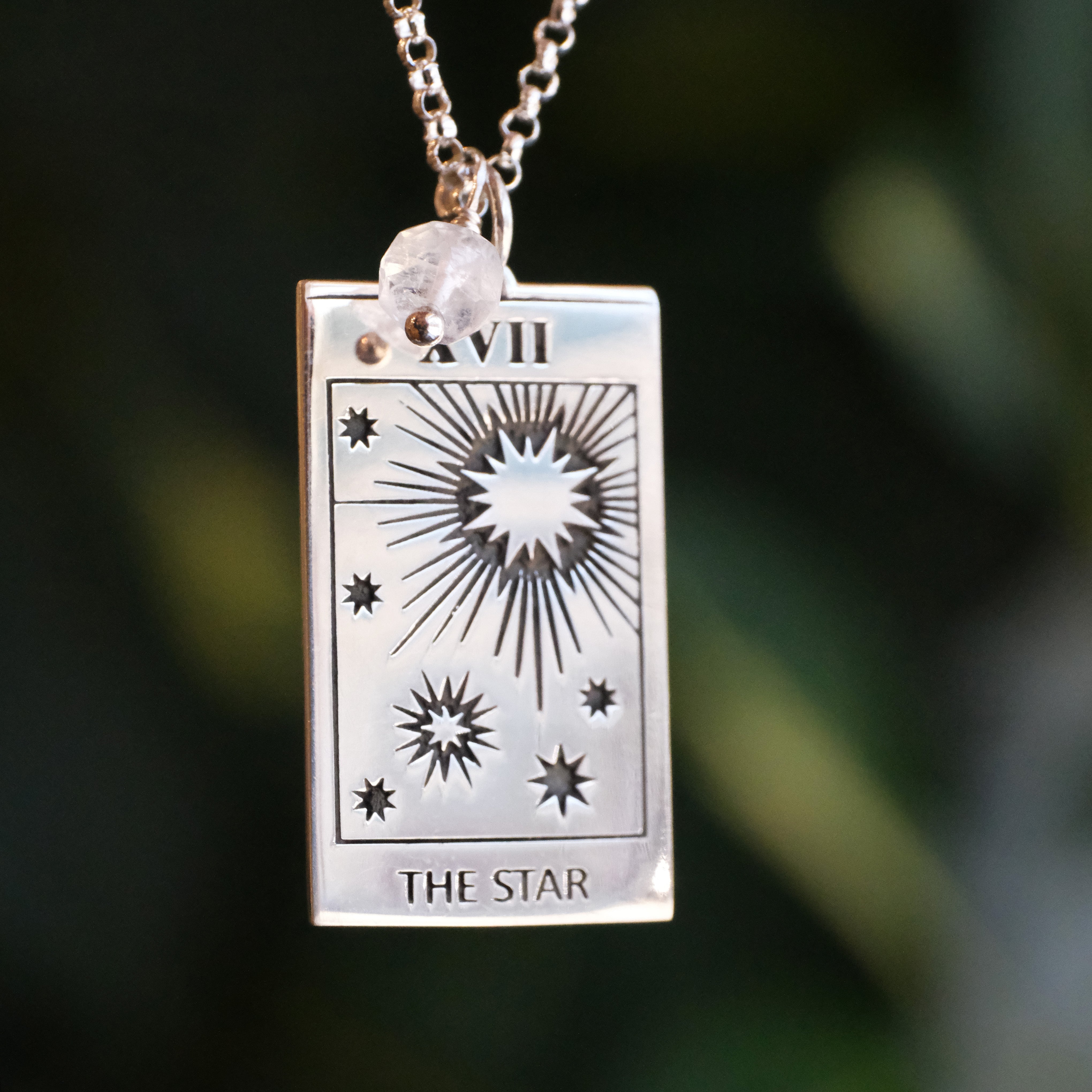The Star Sterling Tarot Necklace