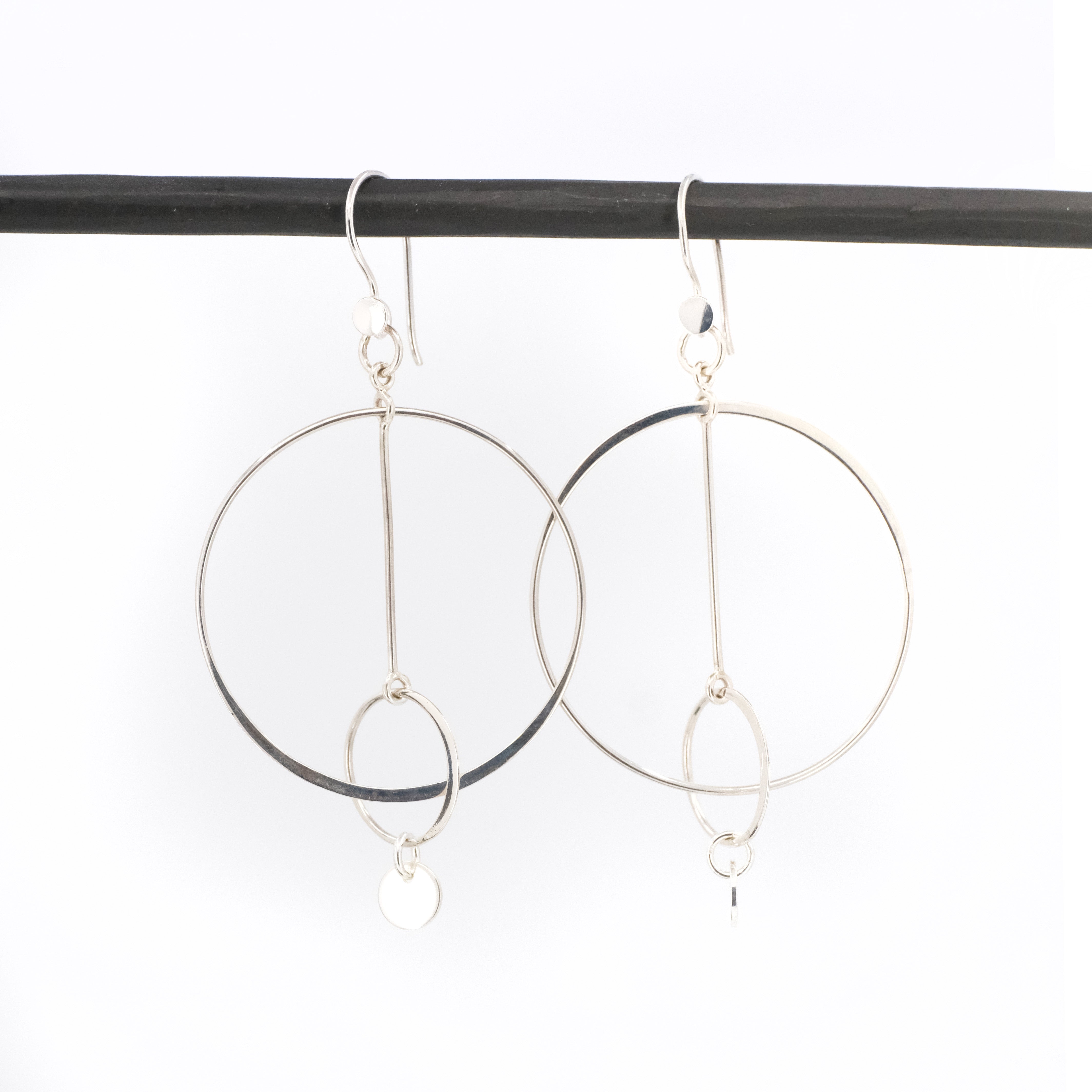 Planet Six Sterling Hoops