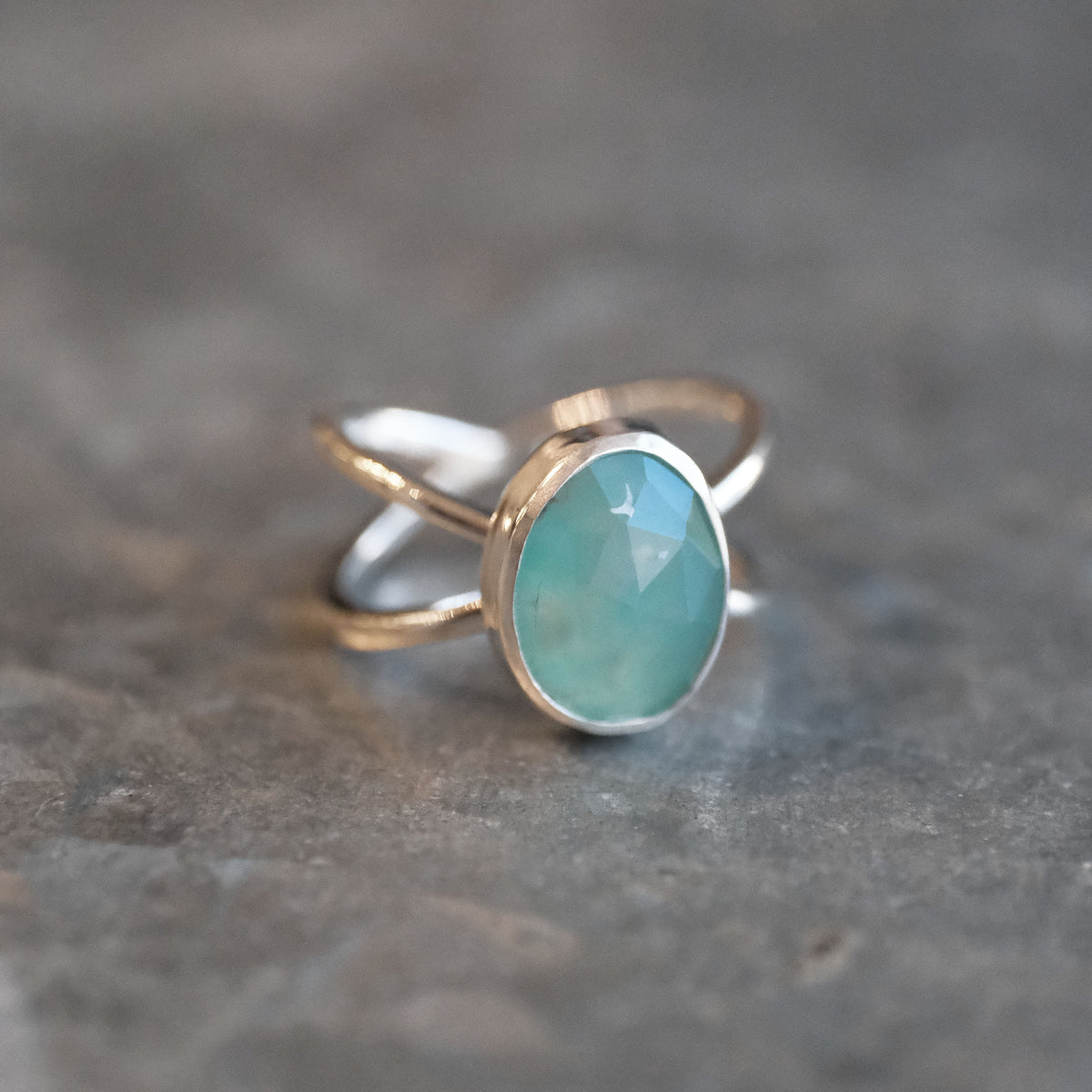 Aquaprase Atom Ring (Size 6) - One of a Kind