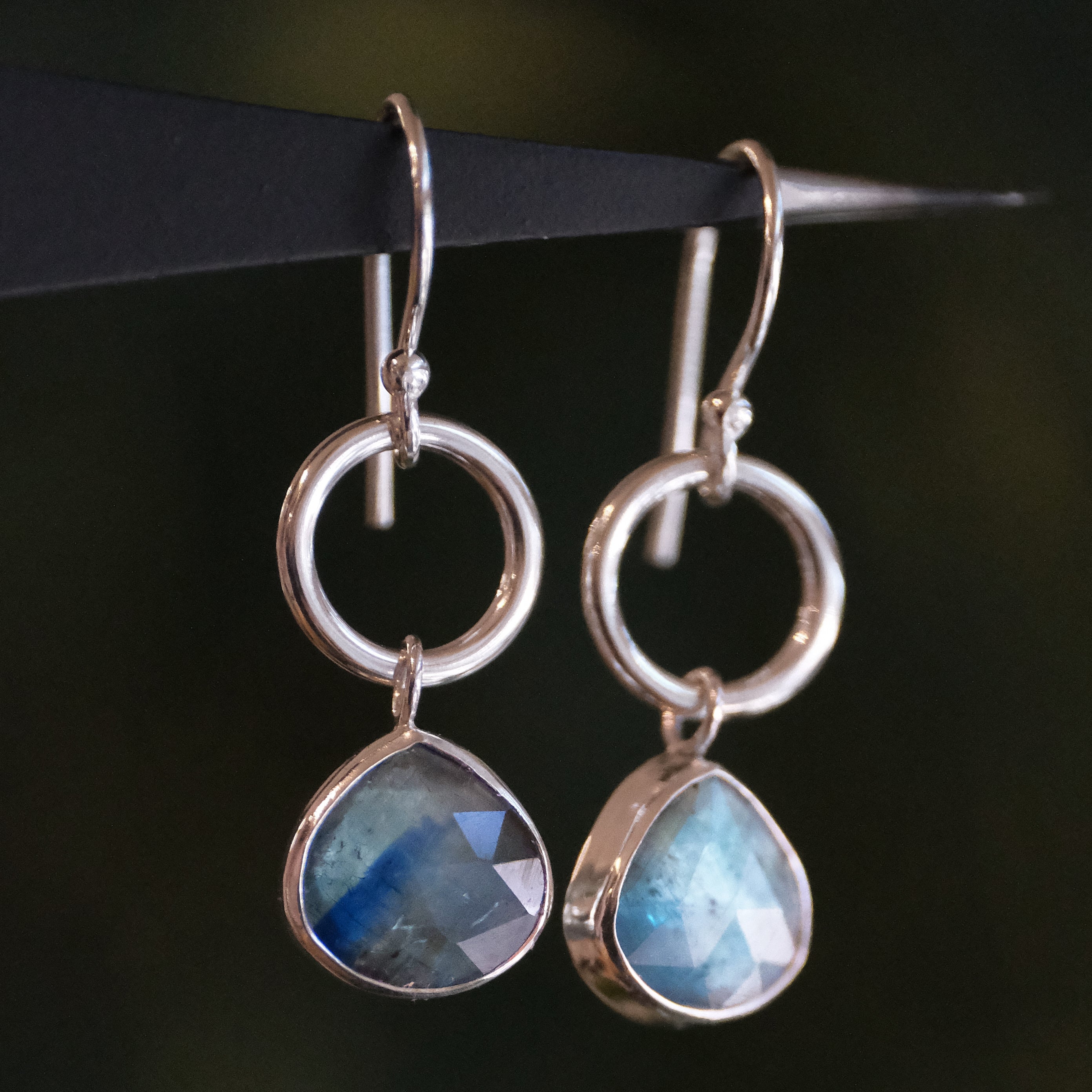 Kyanite + Sterling Oracle Earrings - One of a Kind