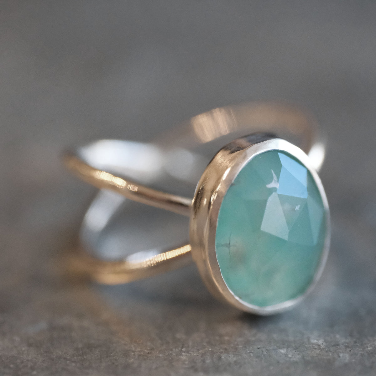 Aquaprase Atom Ring (Size 6) - One of a Kind