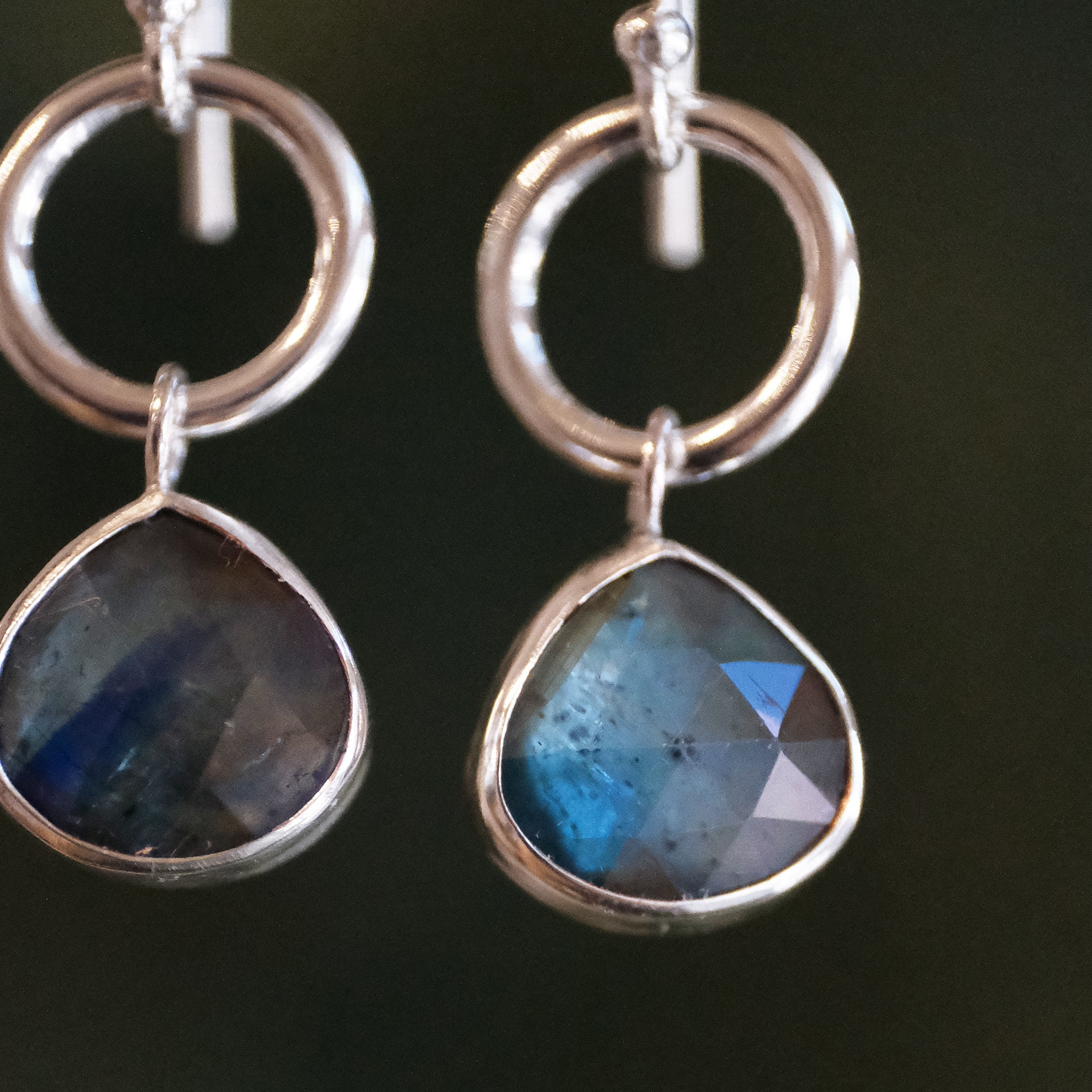 Kyanite + Sterling Oracle Earrings - One of a Kind