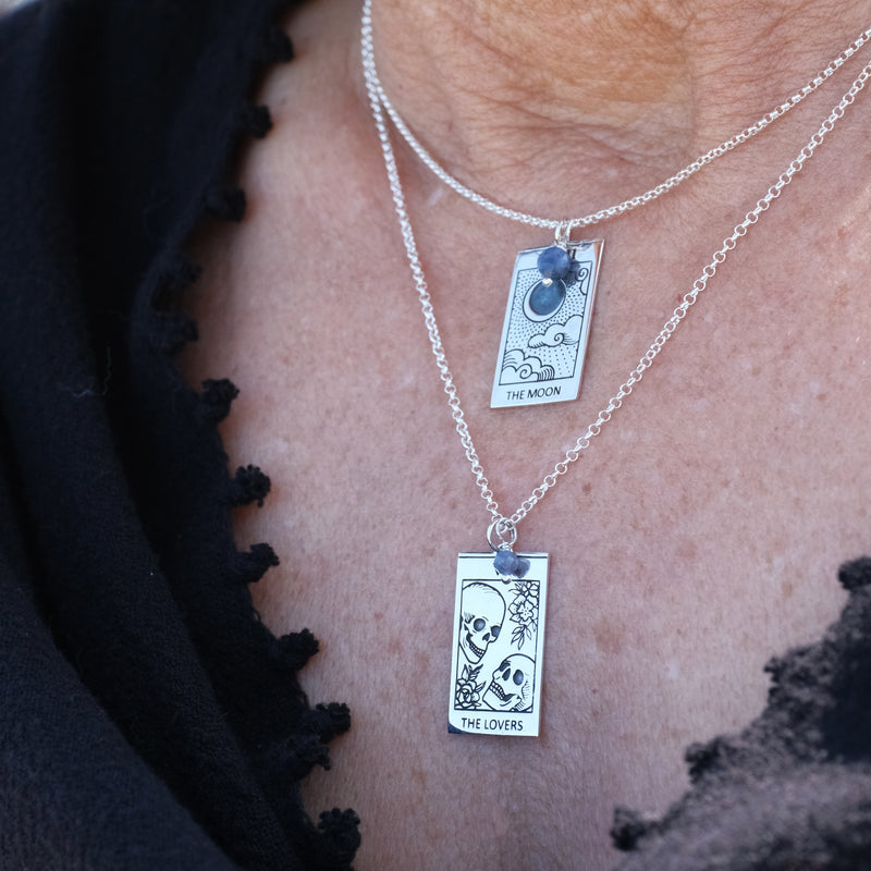 Lovers Sterling Tarot Necklace