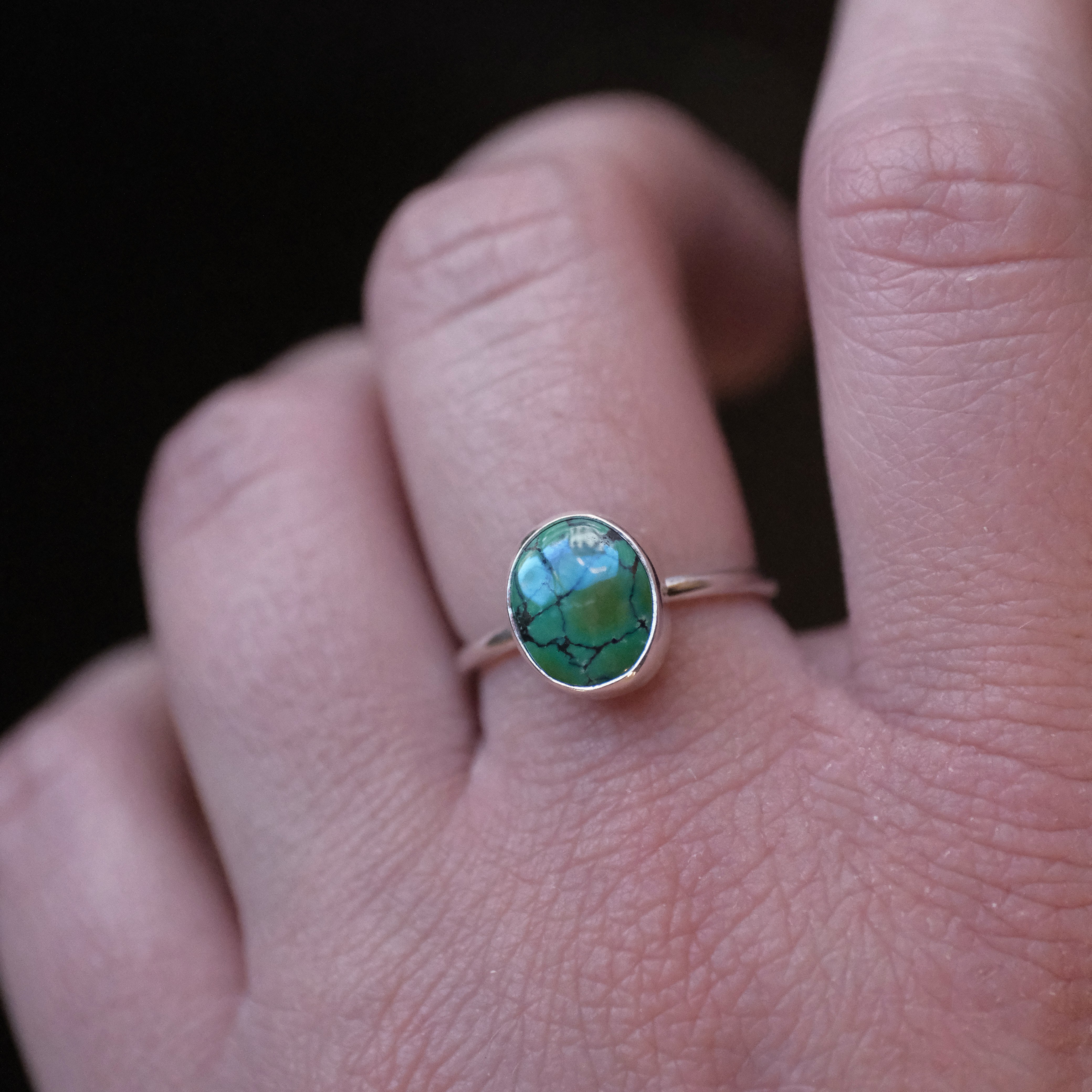 Turquoise Chiquito Ring (Size 6) - One of a Kind