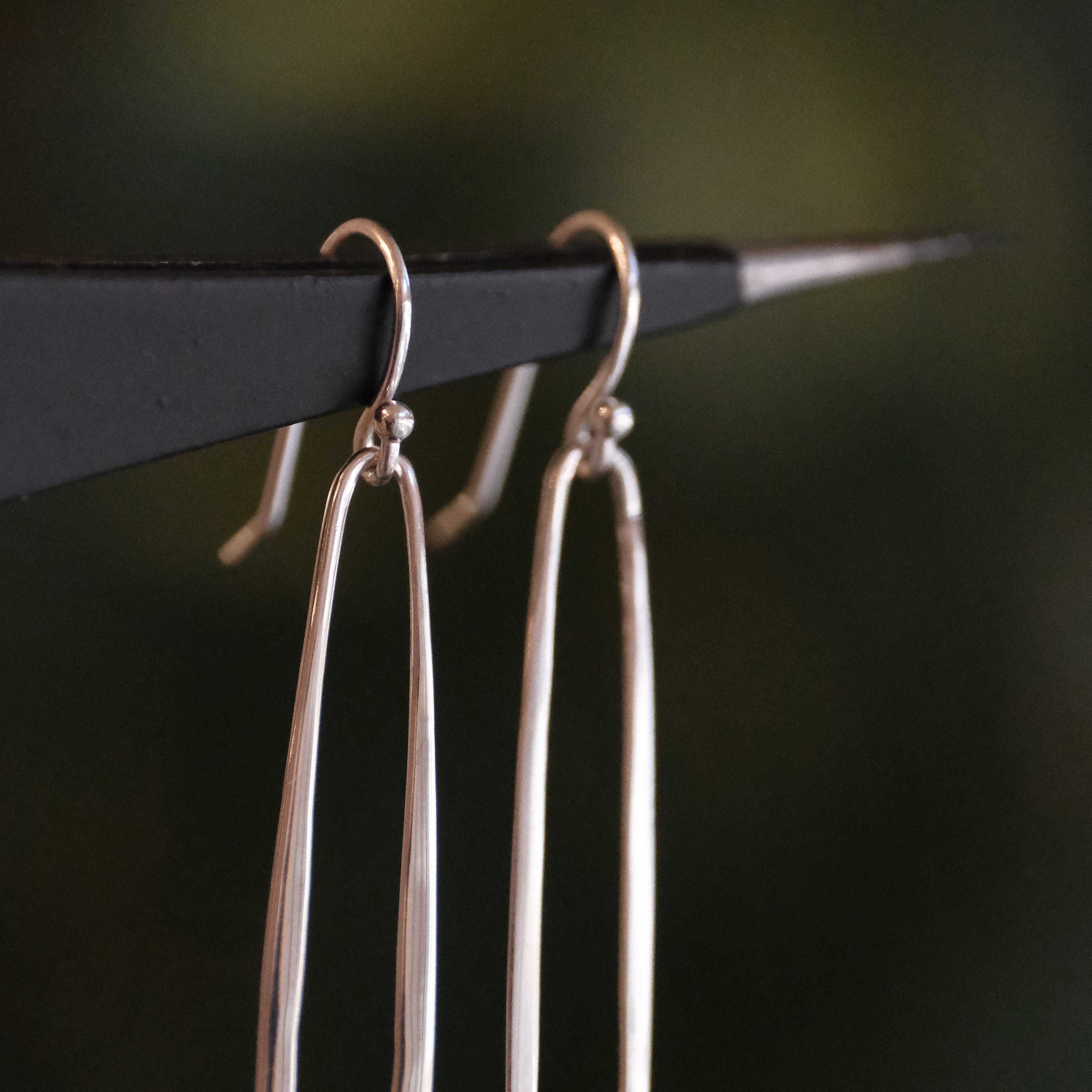 Between Aquamarine Earrings - One of a Kind