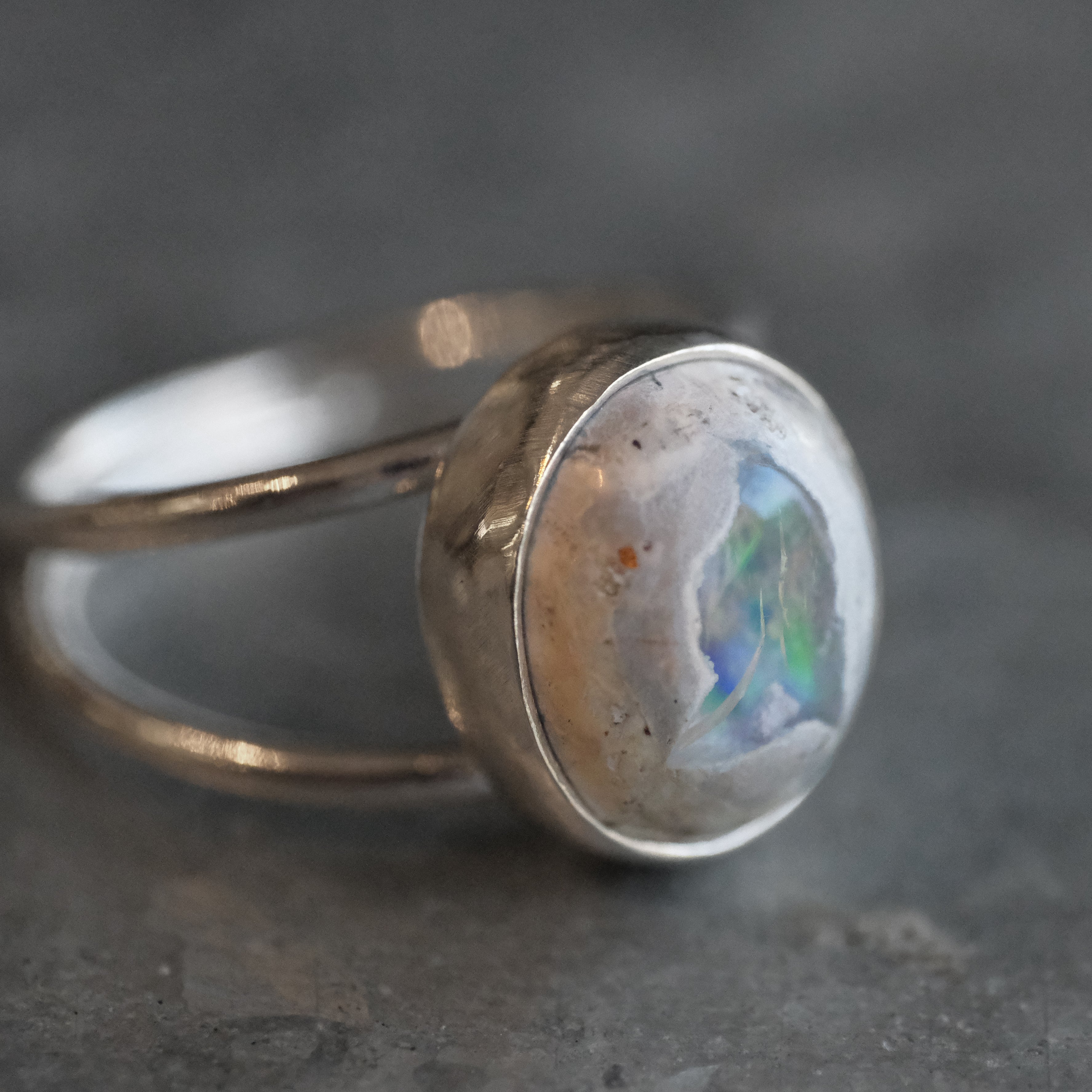 Jelly Opal Solo Ring (Size 6) - One of a Kind