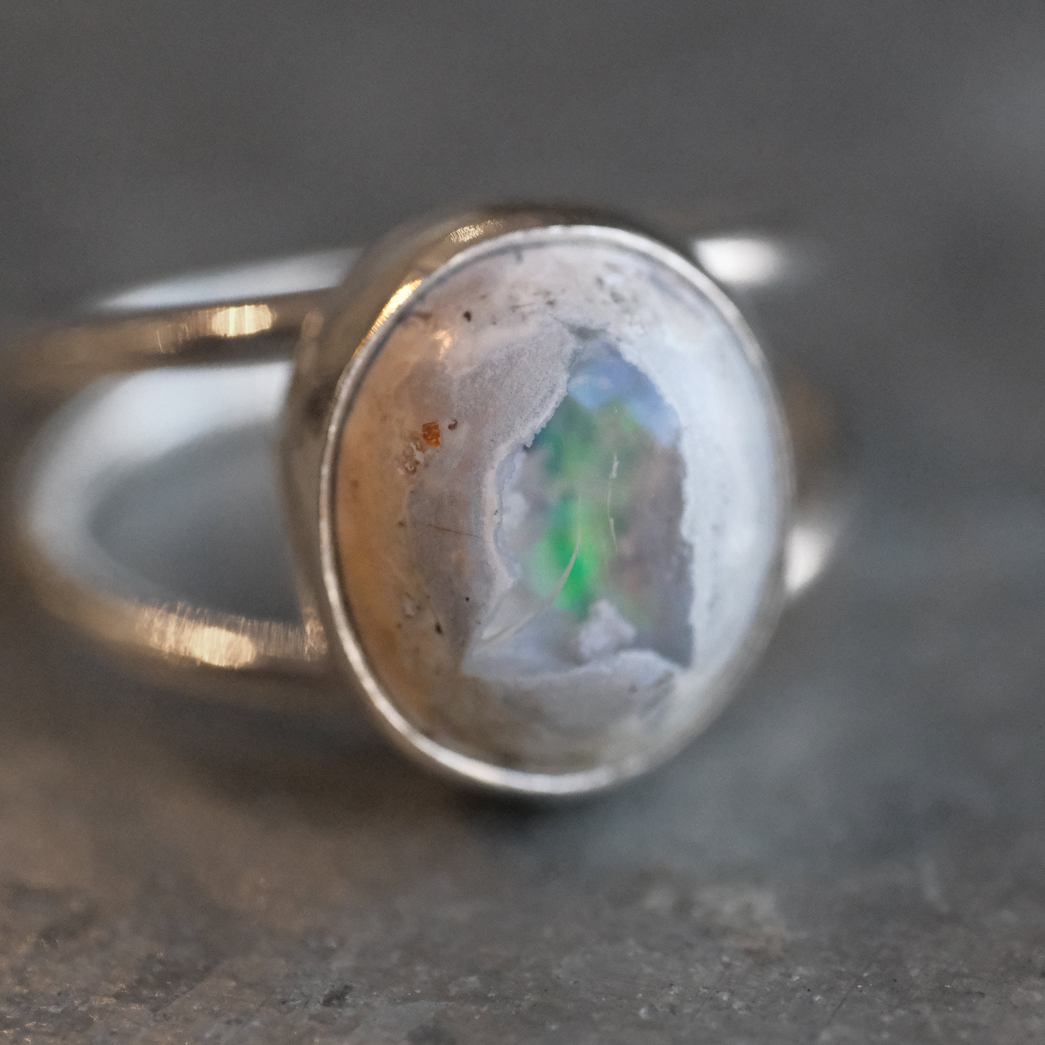 Jelly Opal Solo Ring (Size 6) - One of a Kind