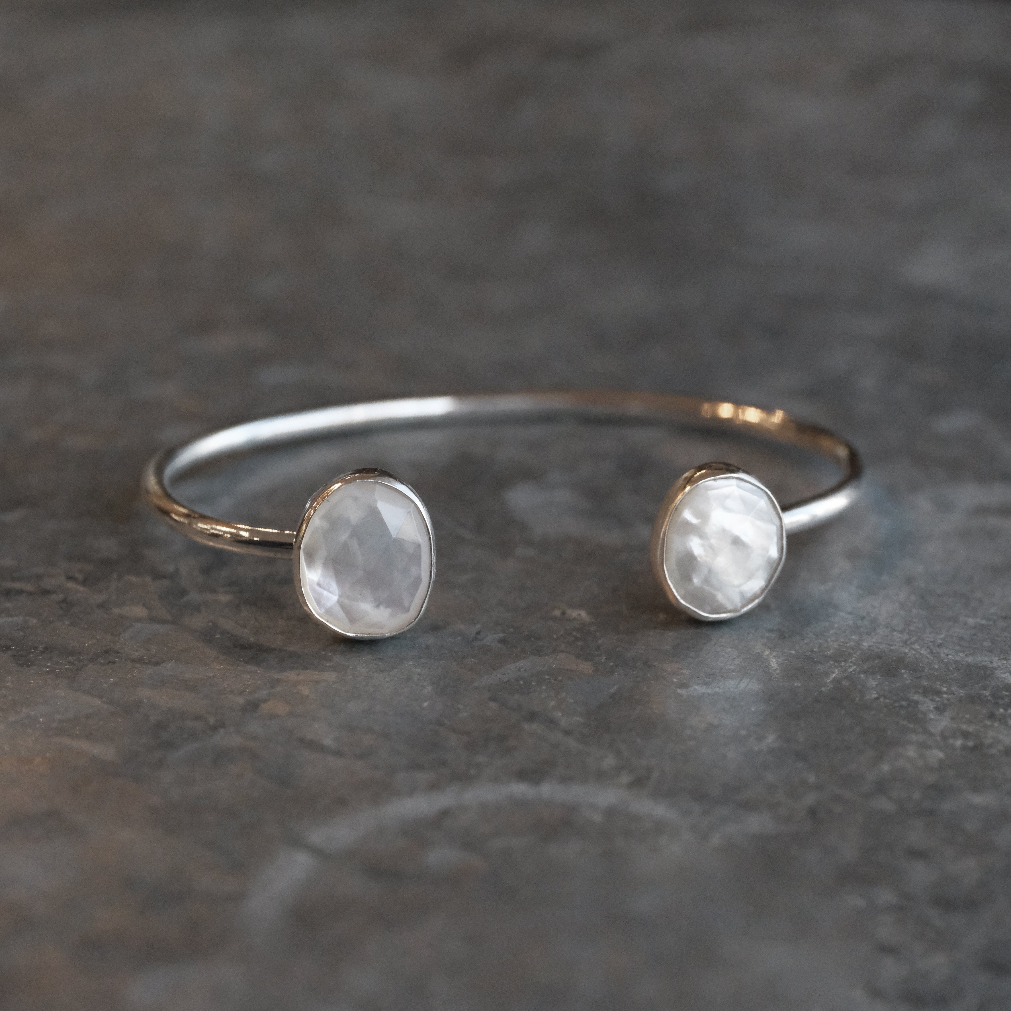 Mother of Pearl Duo Cuff - One of a Kind