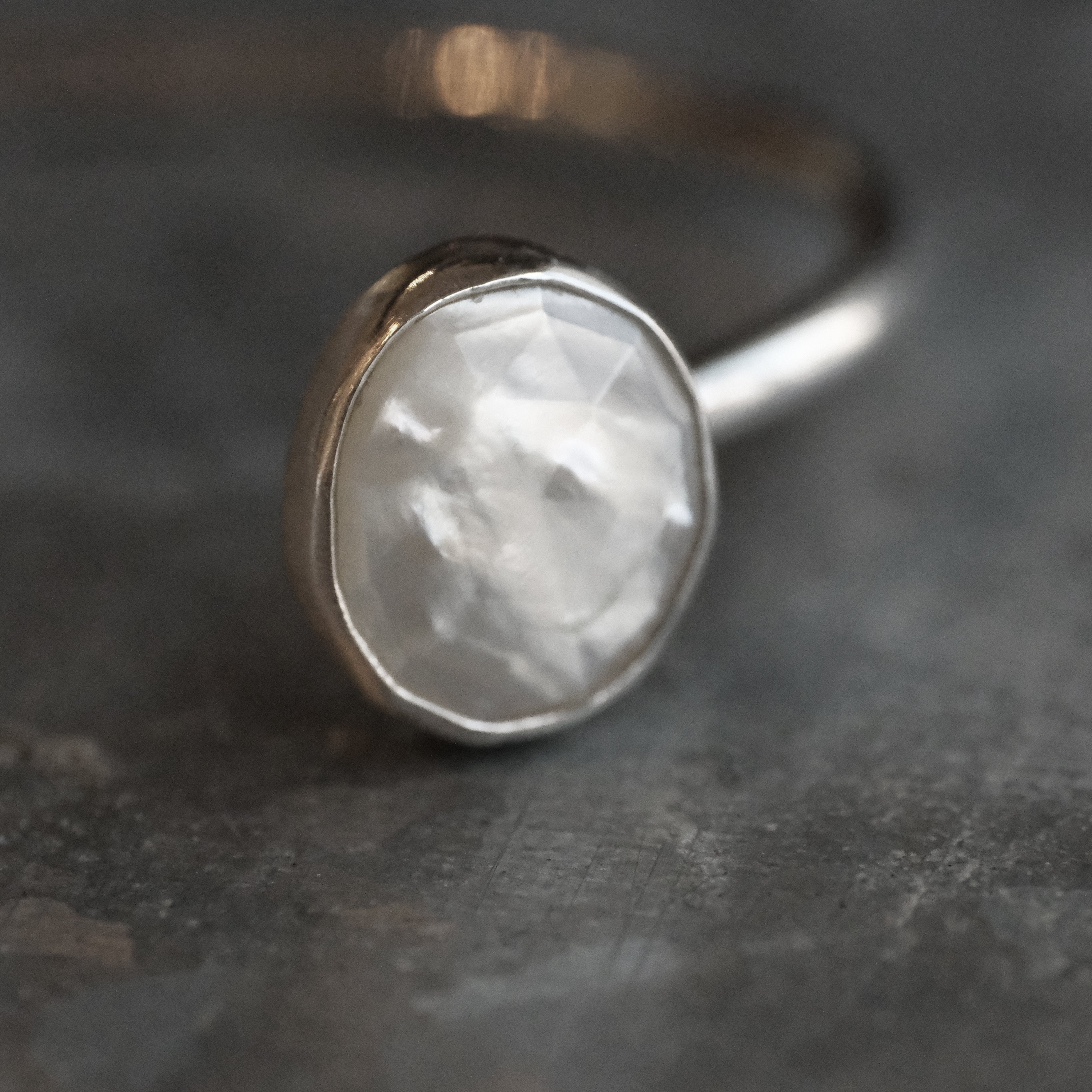 Mother of Pearl Duo Cuff - One of a Kind