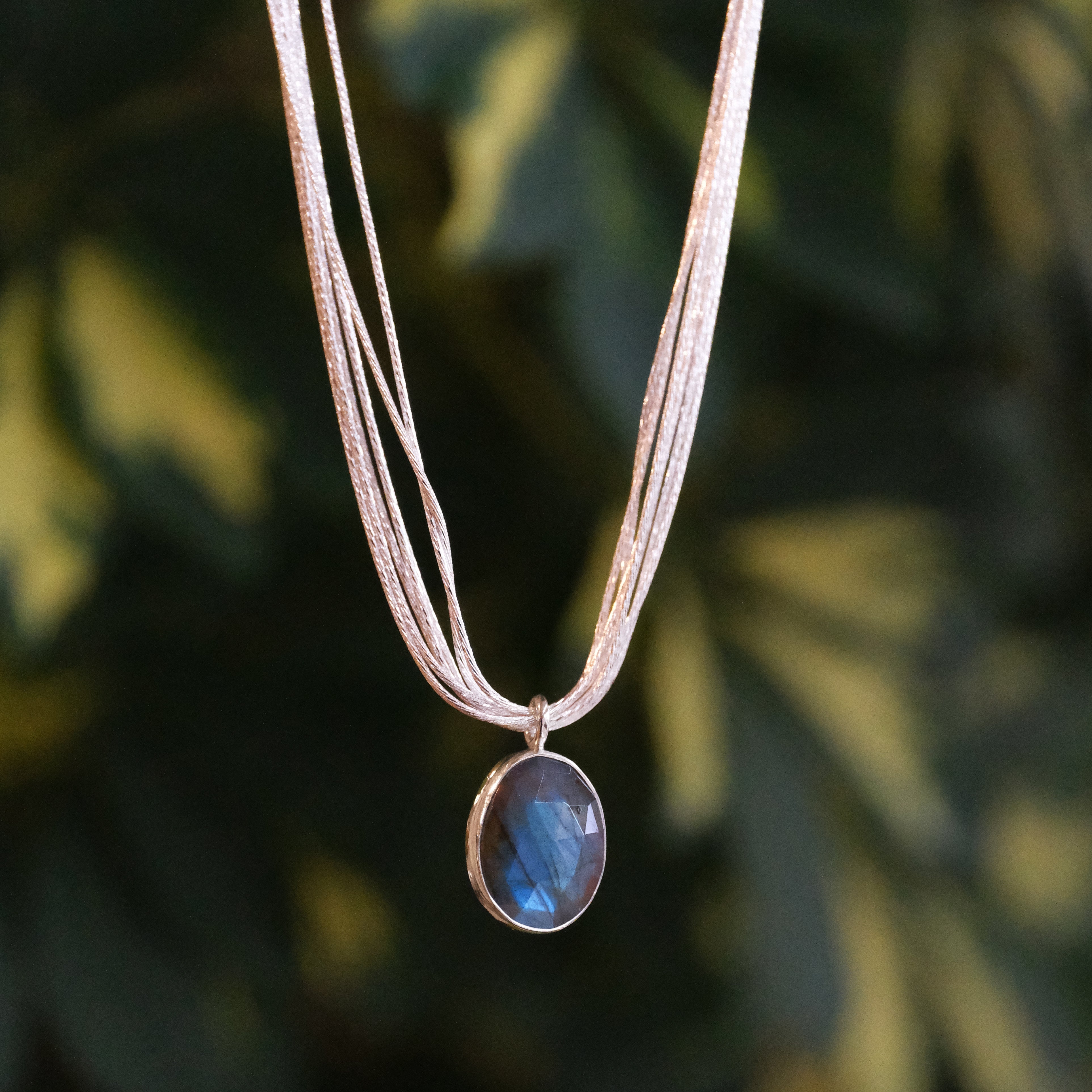 Labradorite Liquid Strand Necklace - One of a Kind