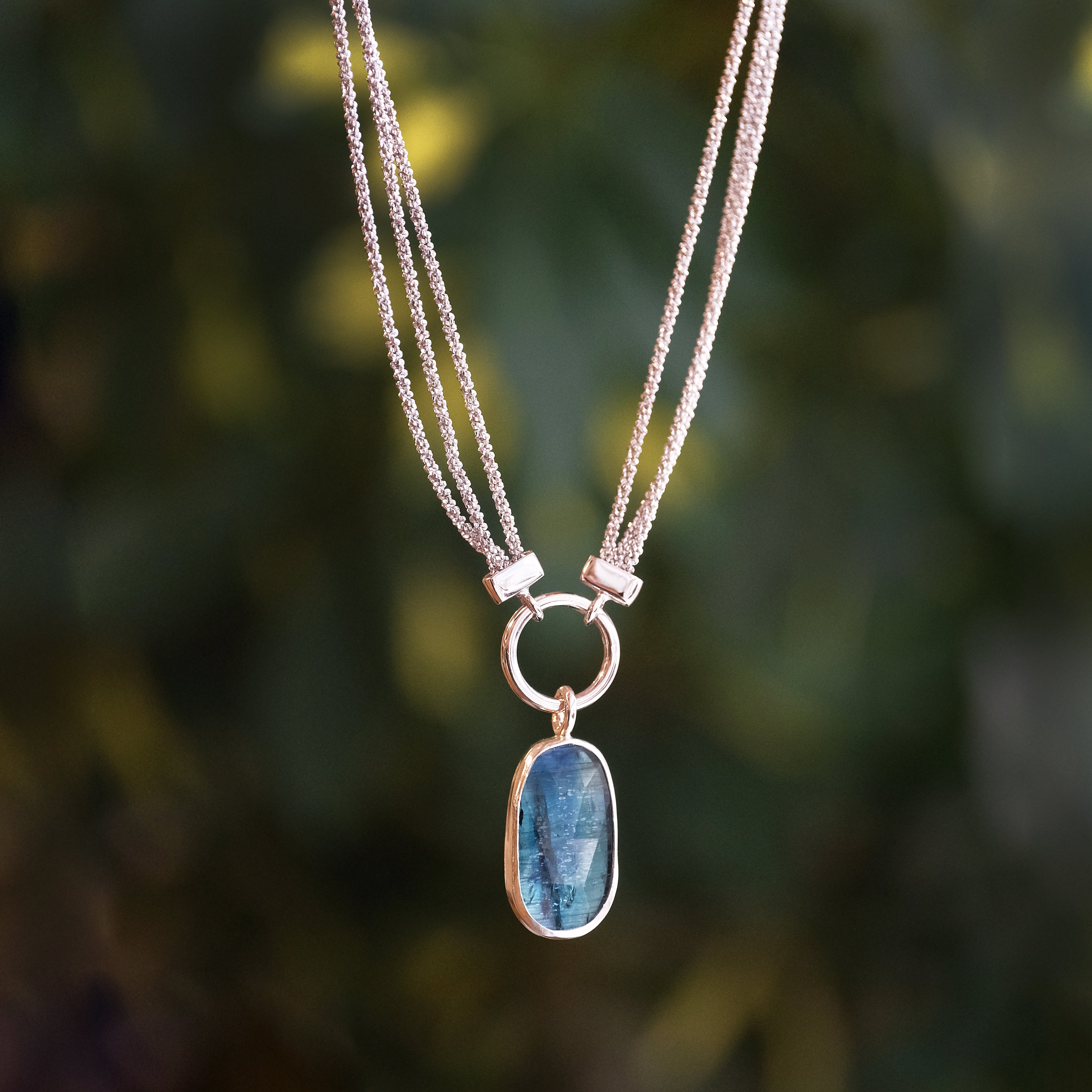 Blue Kyanite Malta Necklace - One of a Kind