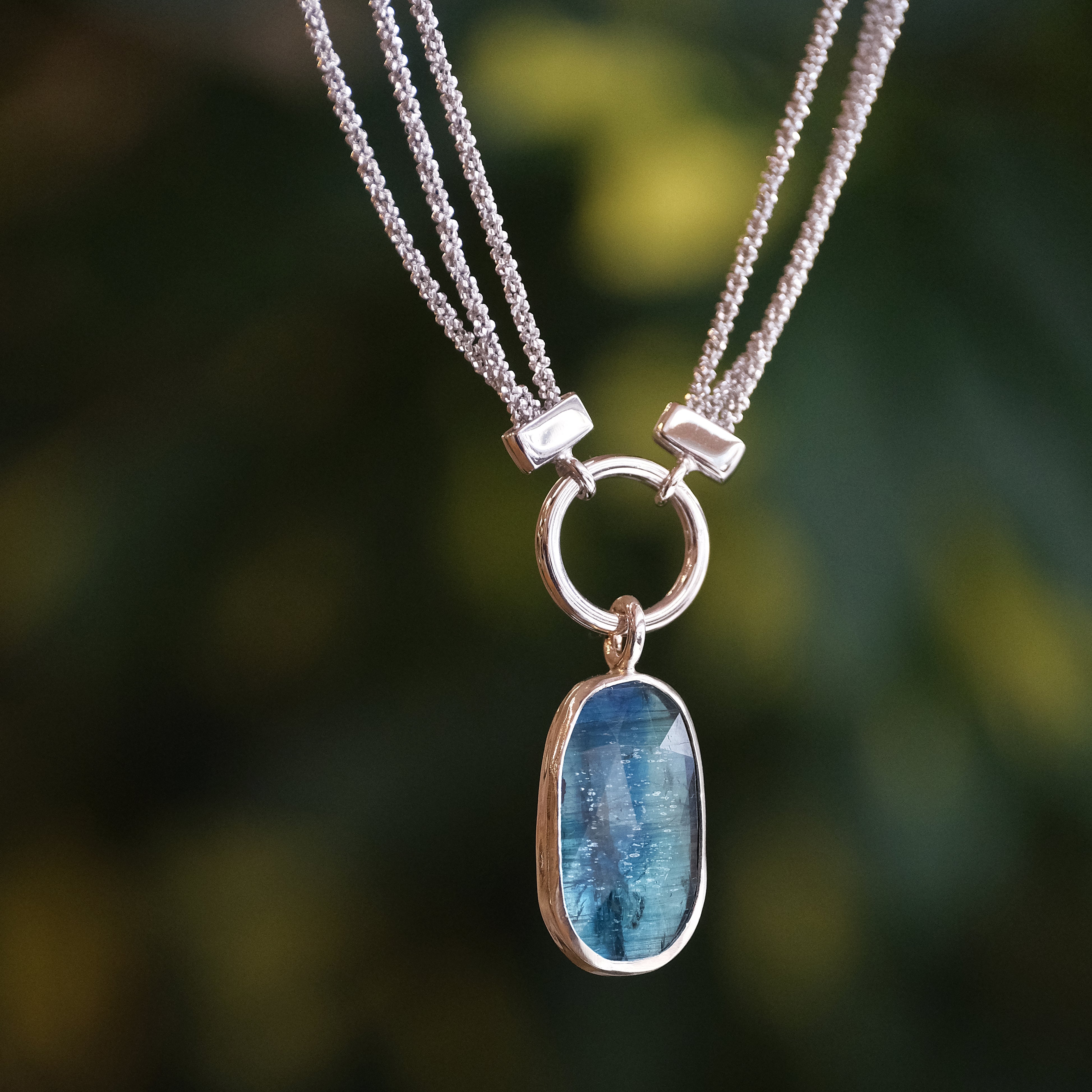 Blue Kyanite Malta Necklace - One of a Kind