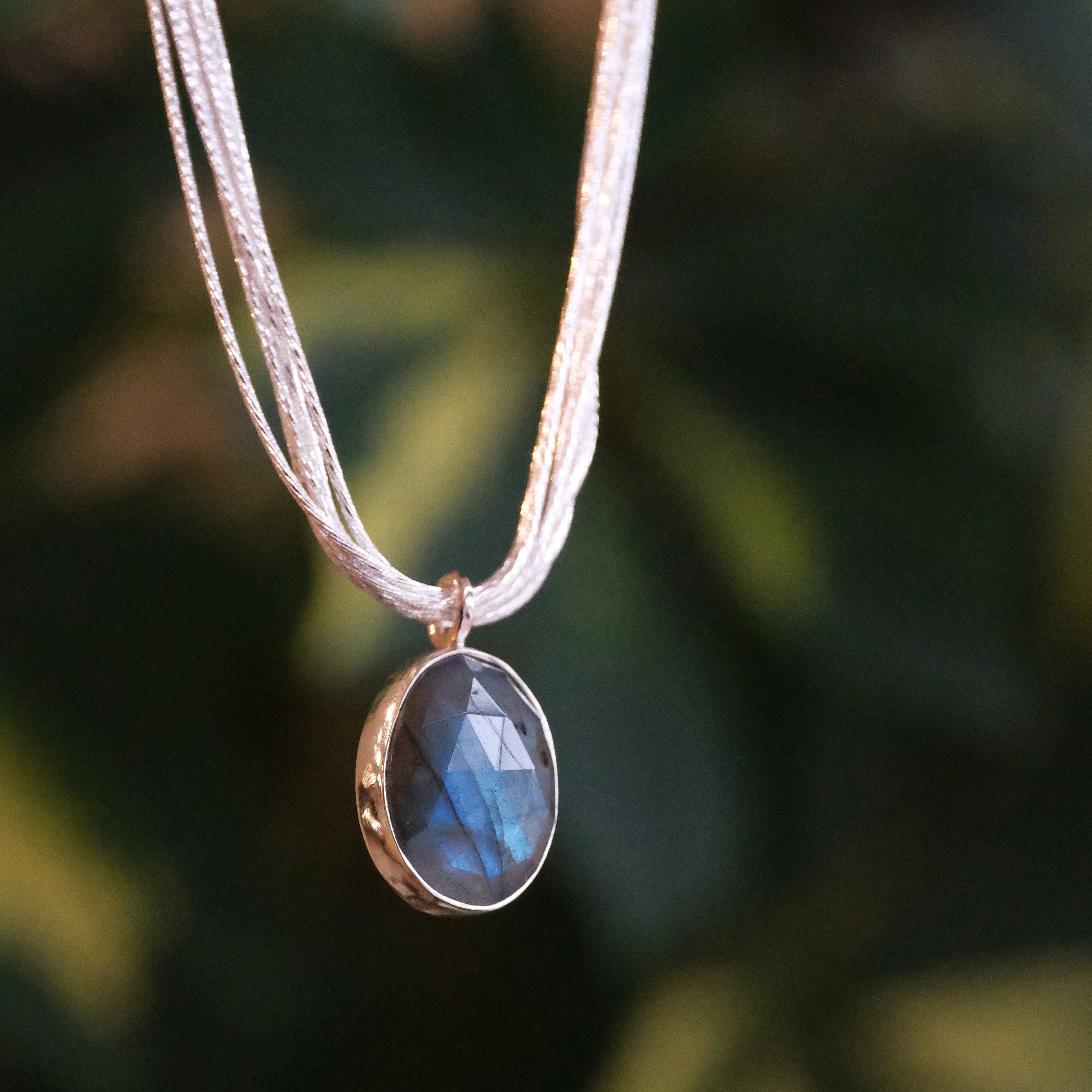 Labradorite Liquid Strand Necklace - One of a Kind