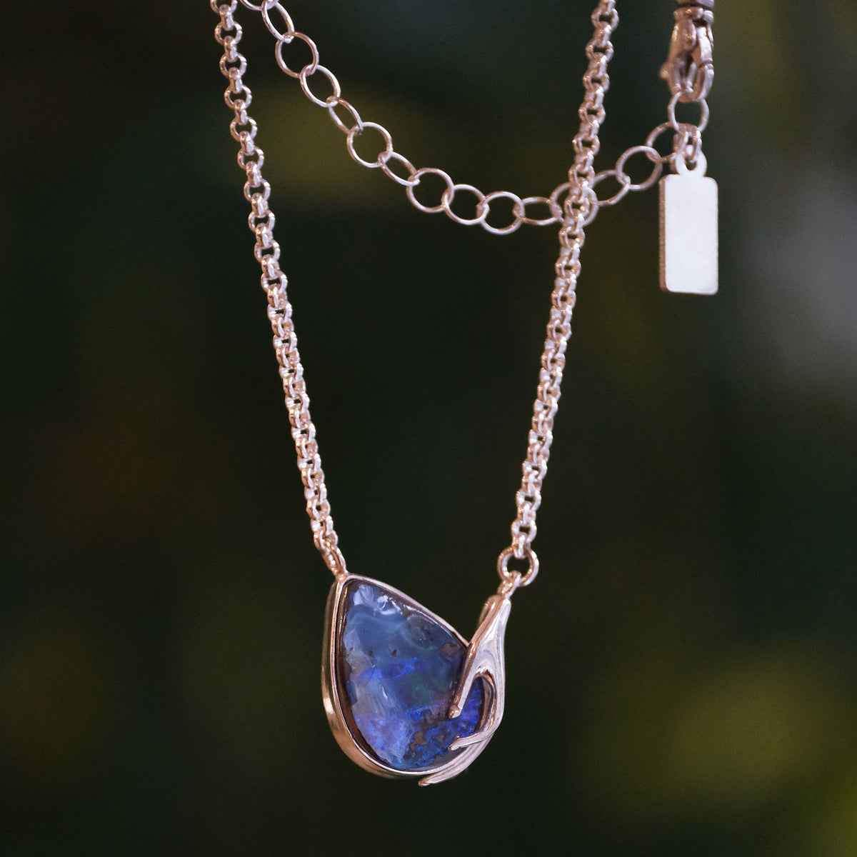 Australian Opal Mercy Necklace - One of a Kind