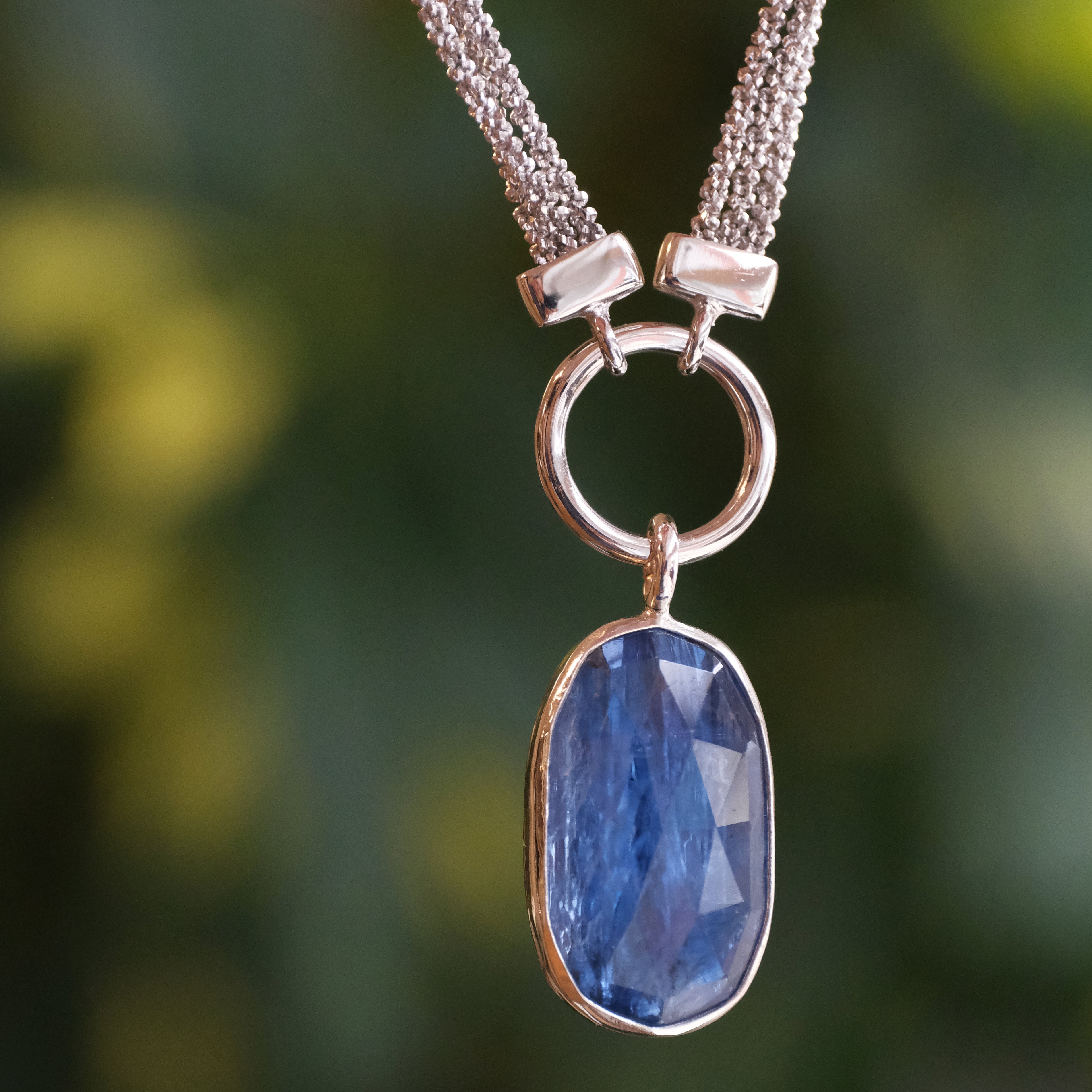 Blue Kyanite Malta Necklace - One of a Kind