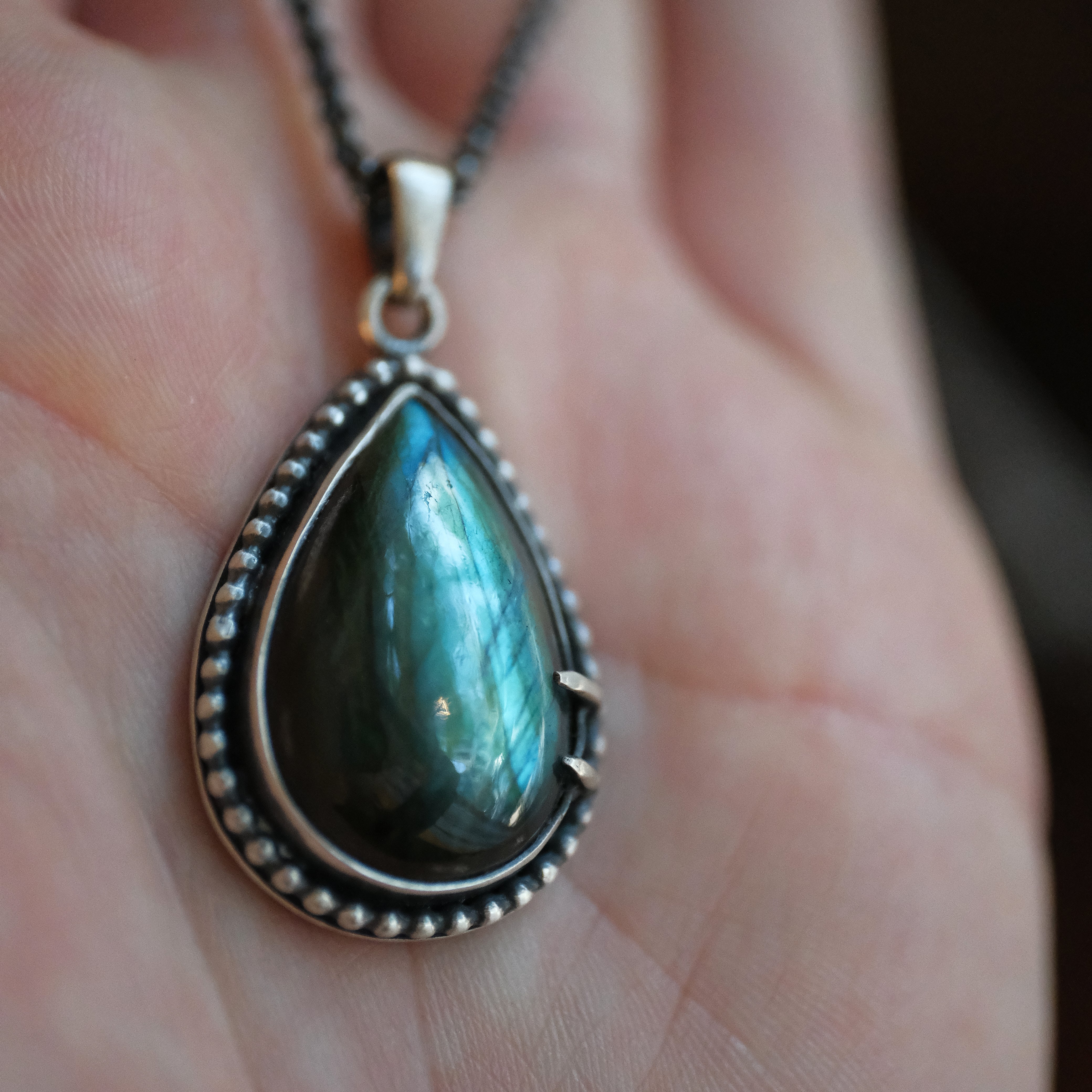 Labradorite Talona Necklace - One of a Kind