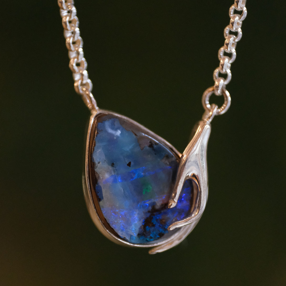 Australian Opal Mercy Necklace - One of a Kind