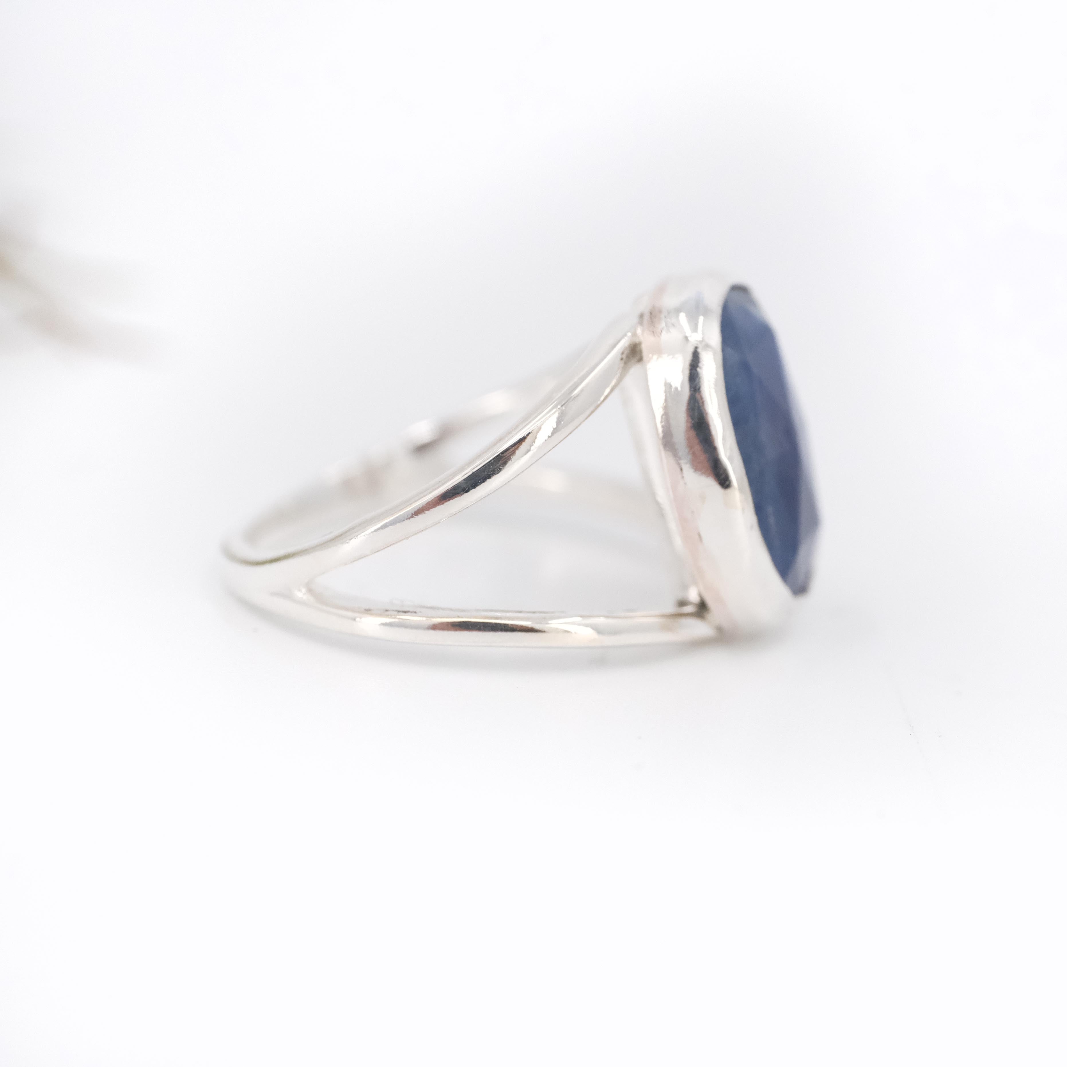 Kyanite Riptide Ring (Size 7.5) - One of a Kind