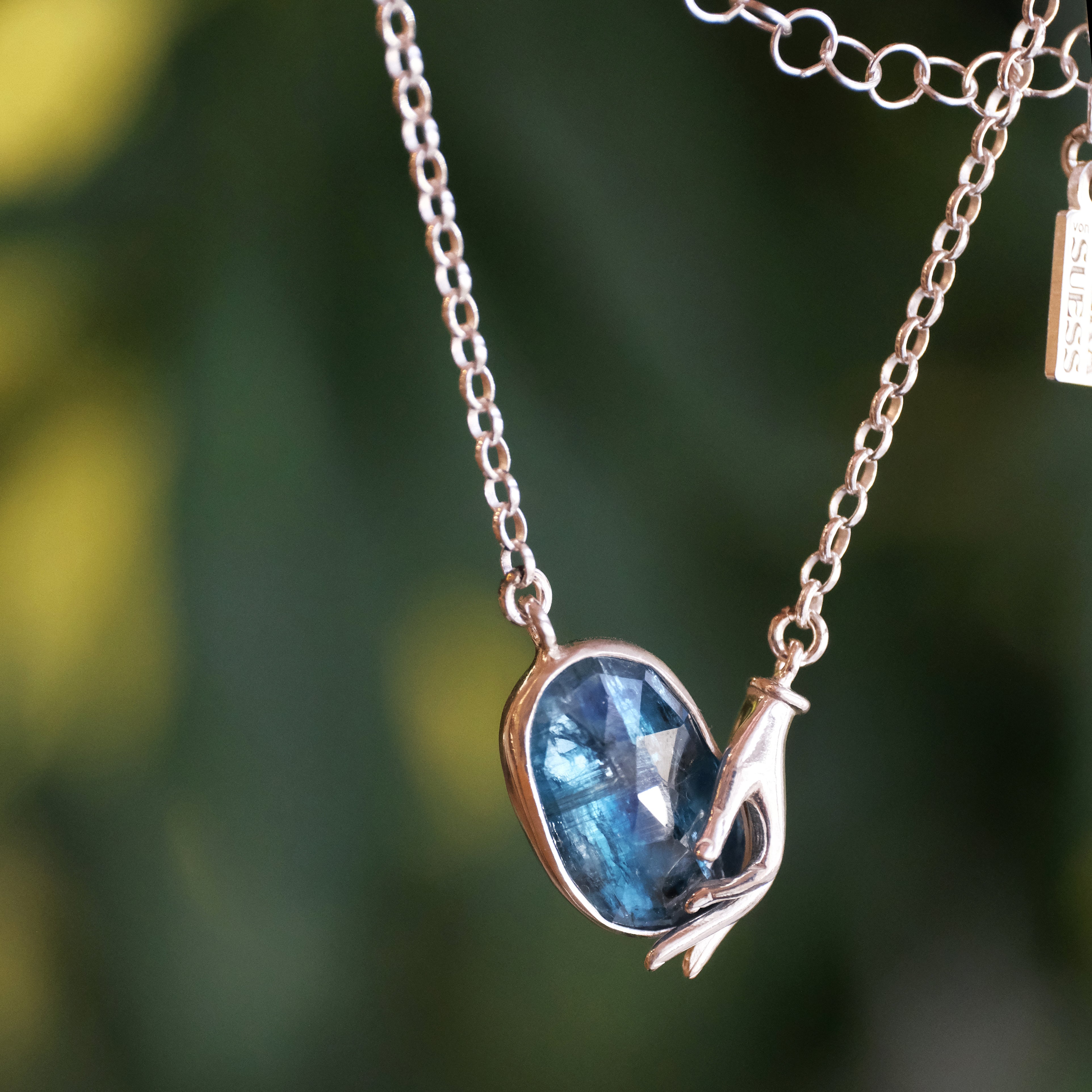 Ocean Kyanite Mercy Necklace - One of a Kind
