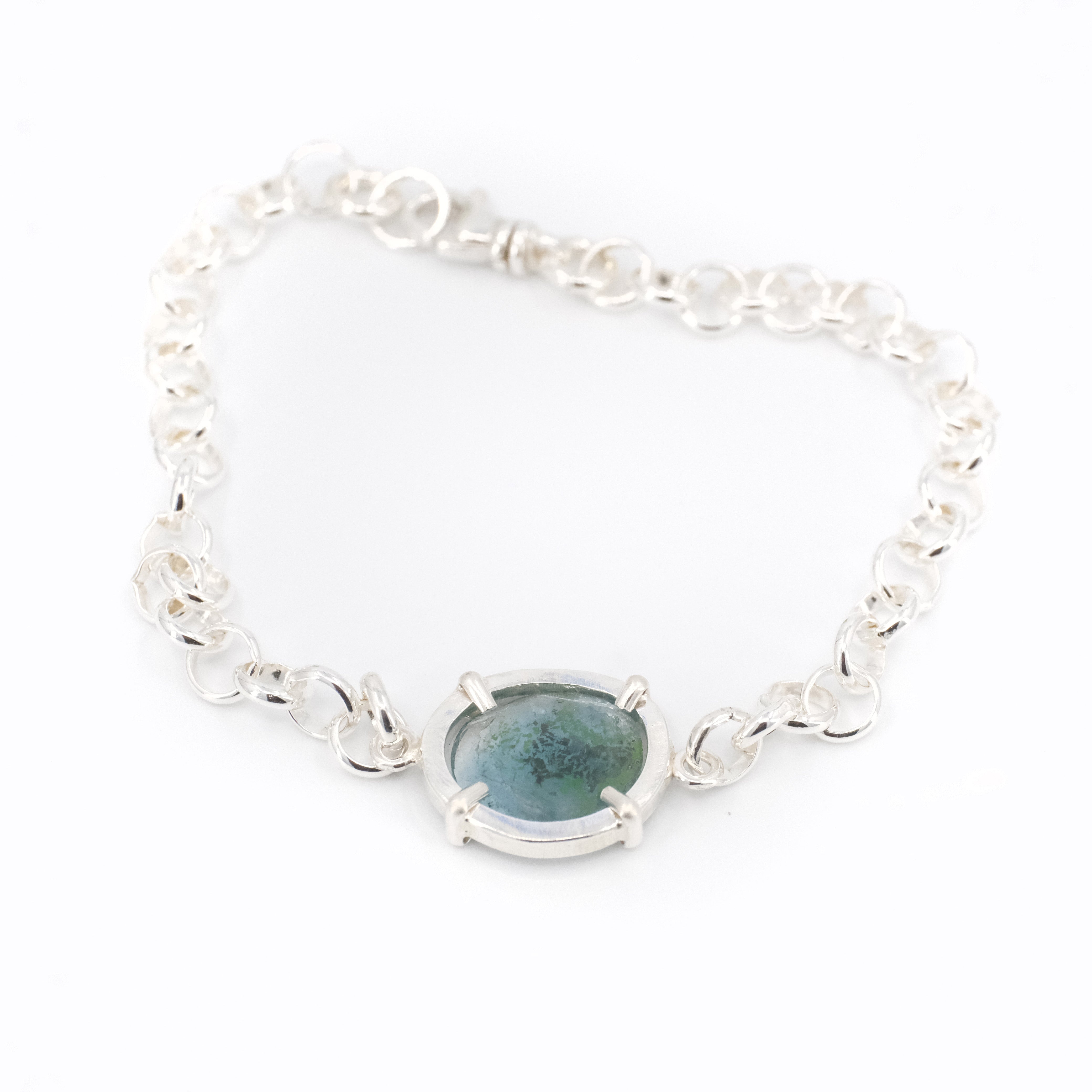 Blue Tourmaline Glazier Bracelet - One of a Kind
