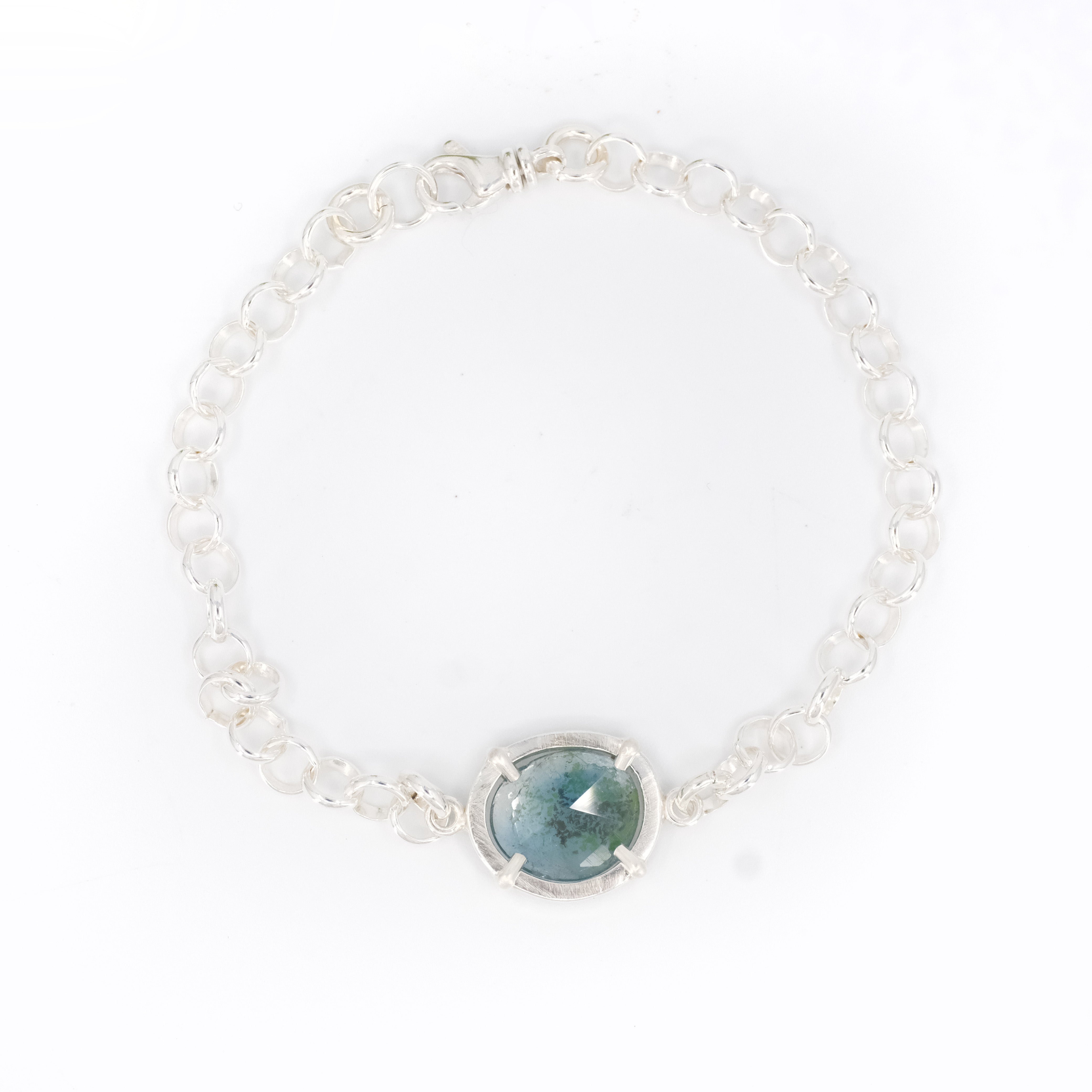 Blue Tourmaline Glazier Bracelet - One of a Kind