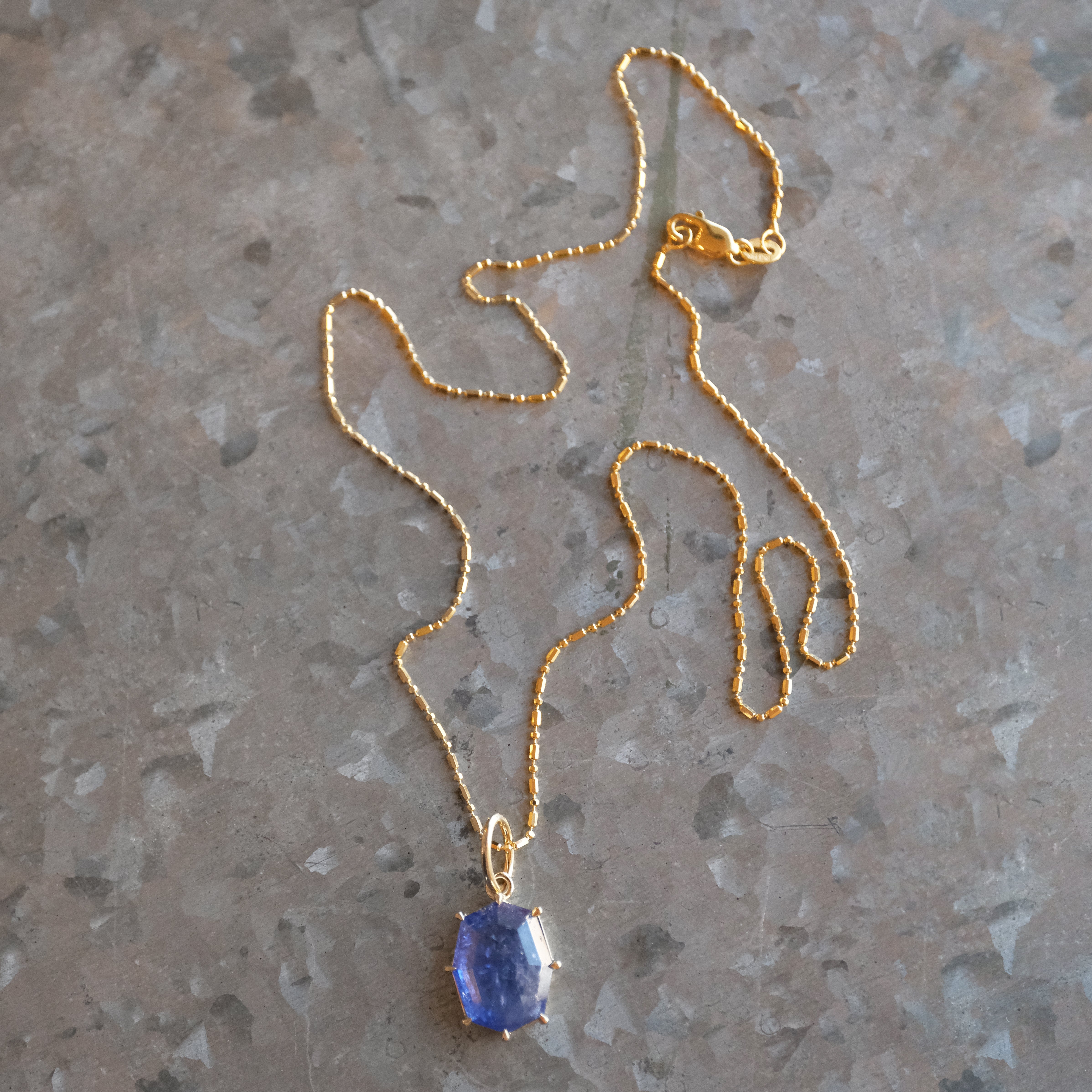 14k + Tanzanite Astrea Necklace - One of a Kind