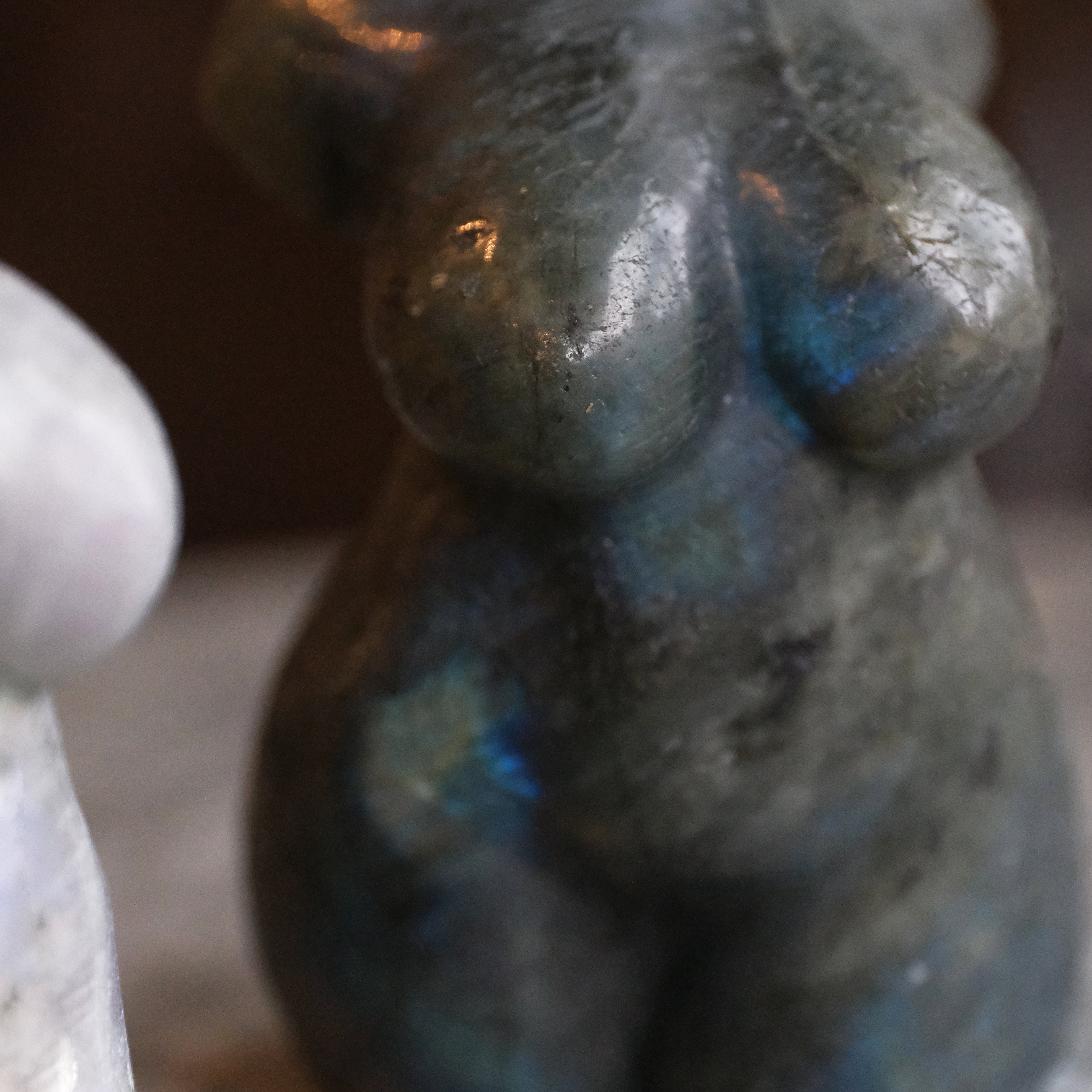 Hand Carved Labradorite Body