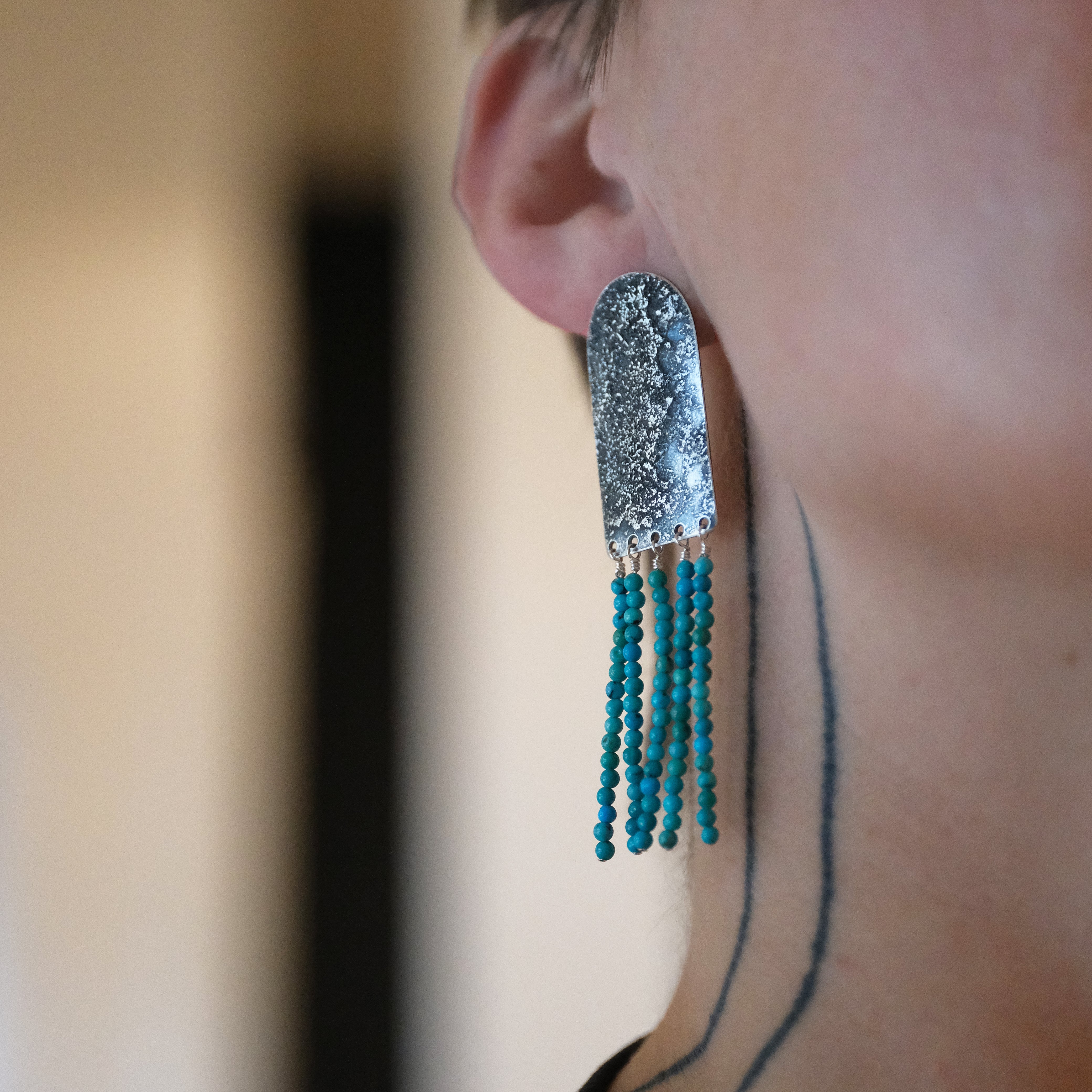 Sonoran Sunrise Turquoise Earrings - One of a Kind