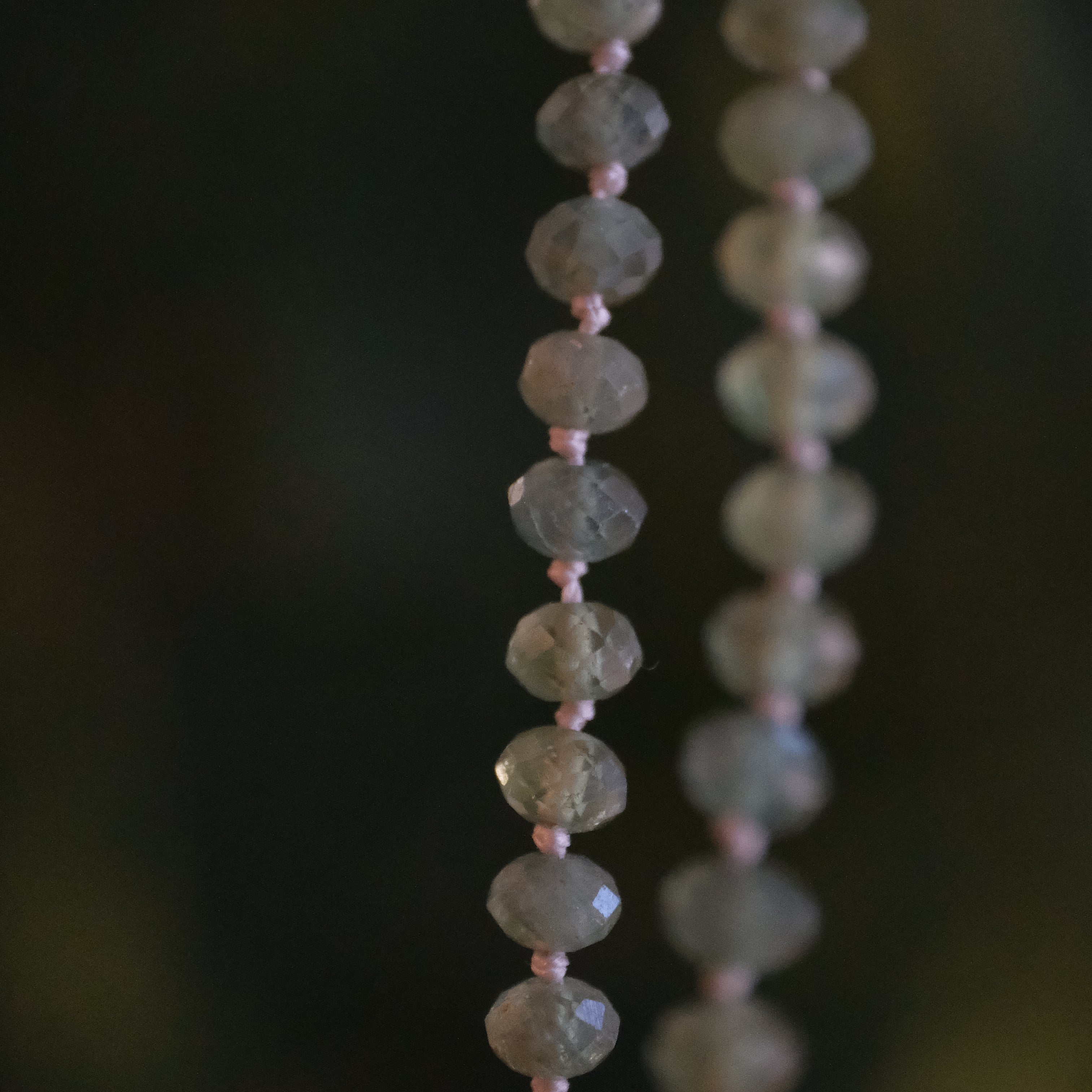 Apatite + Sterling Seagrass Necklace