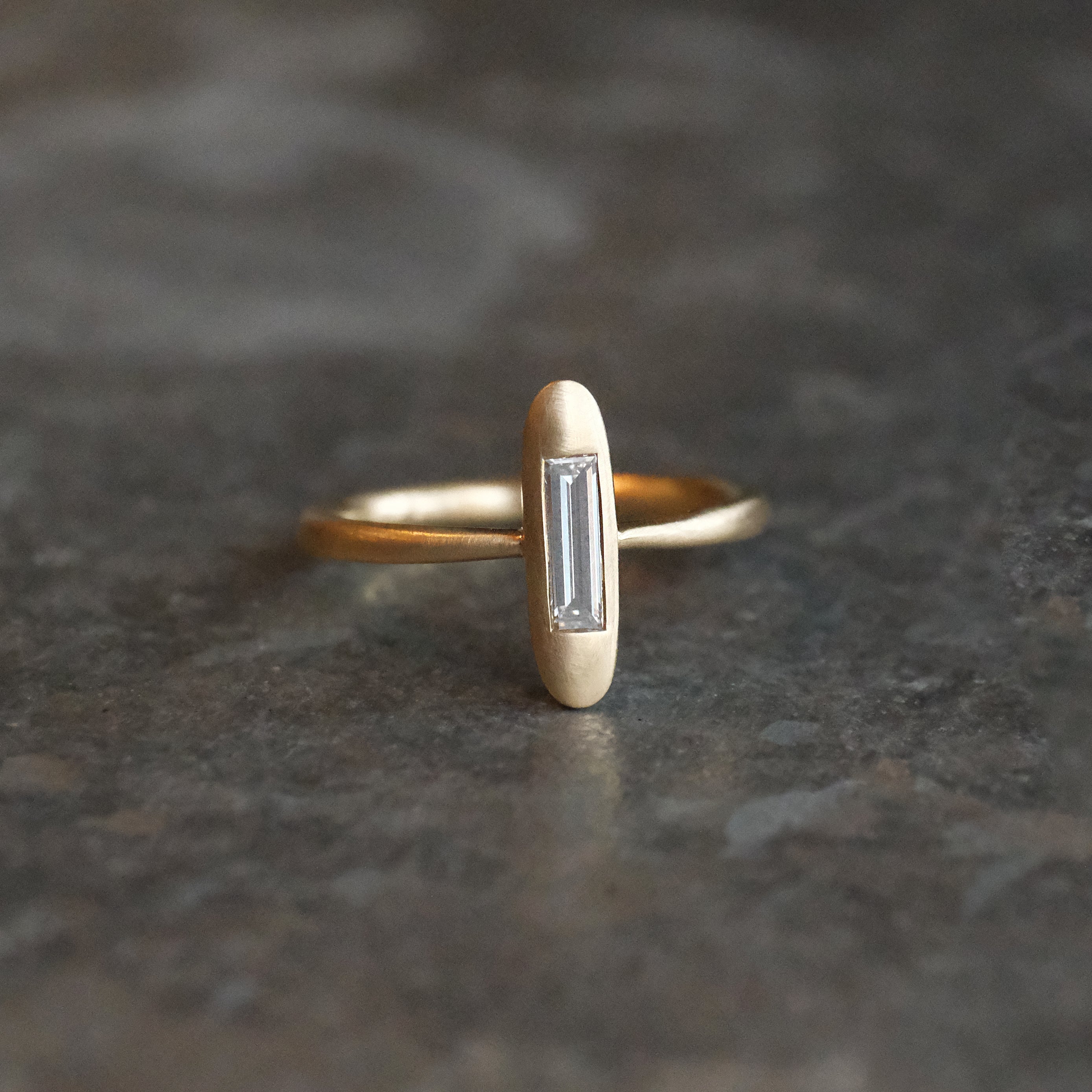 14k + Natural Diamond Seedling Ring - One of a Kind