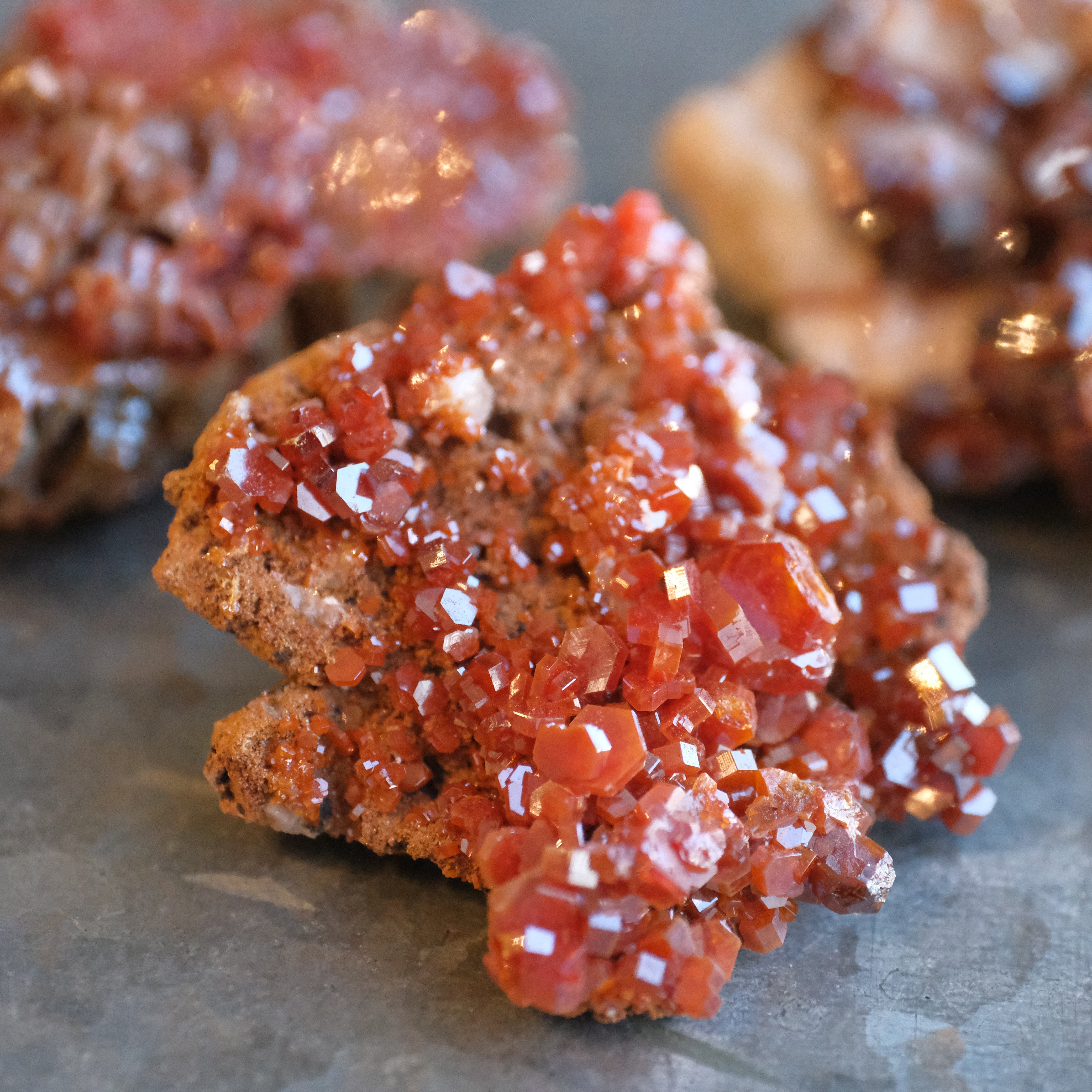 Raw Fire Vanadinite