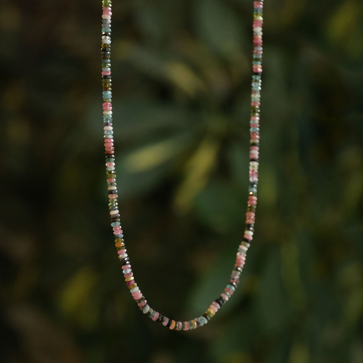 Tourmaline + Sterling Sliver Necklace