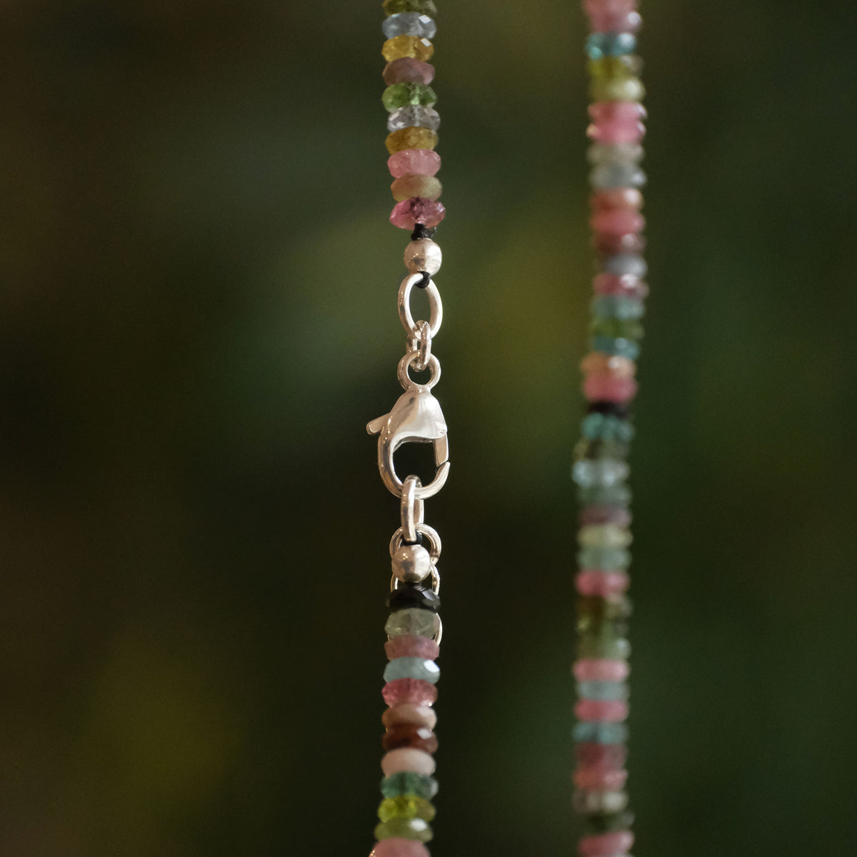 Tourmaline + Sterling Sliver Necklace