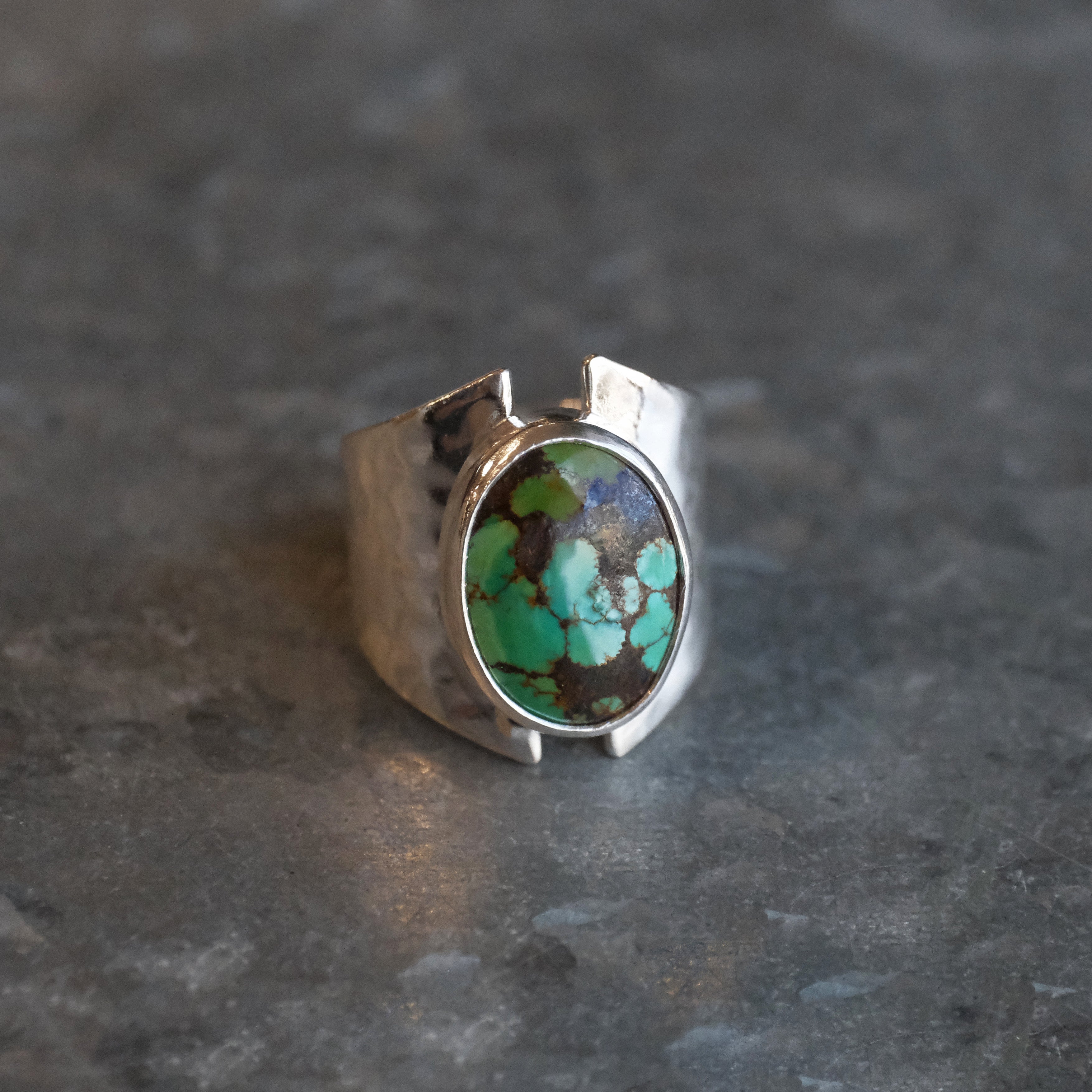 Turquoise Saddle Ring (Size 6.5) - One of a Kind