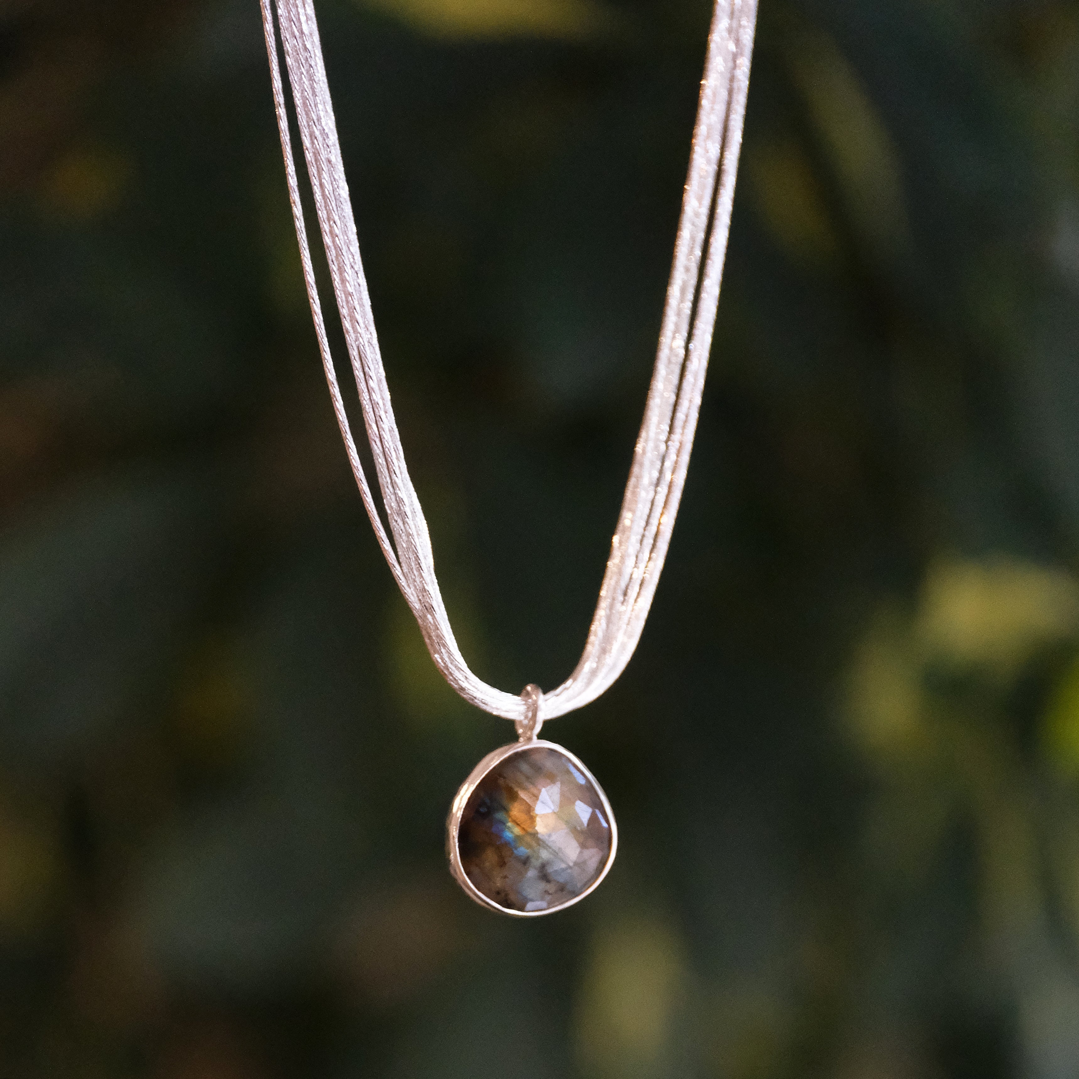 Labradorite Liquid Strand Necklace - One of a Kind