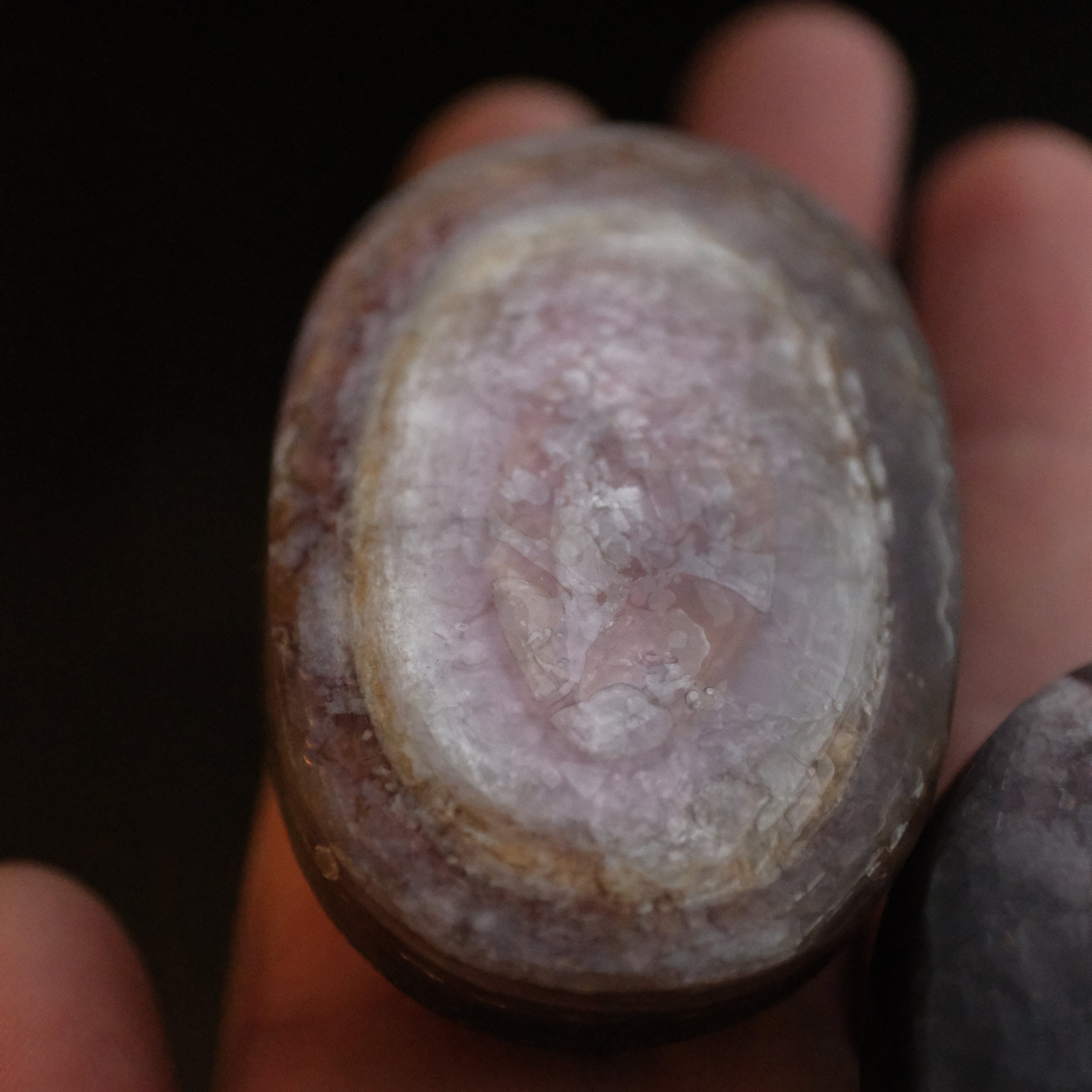 Lepidolite Palm Stone