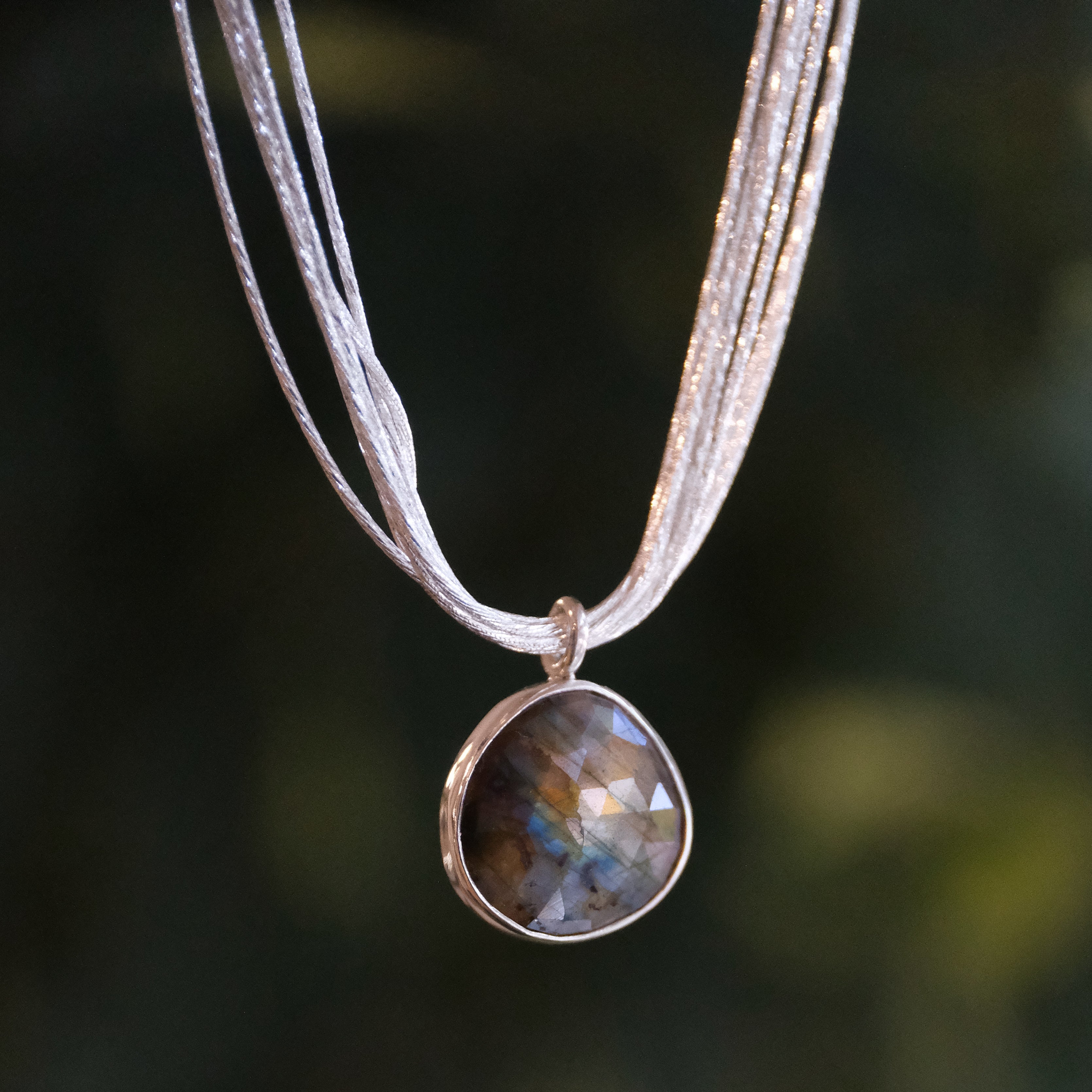 Labradorite Liquid Strand Necklace - One of a Kind