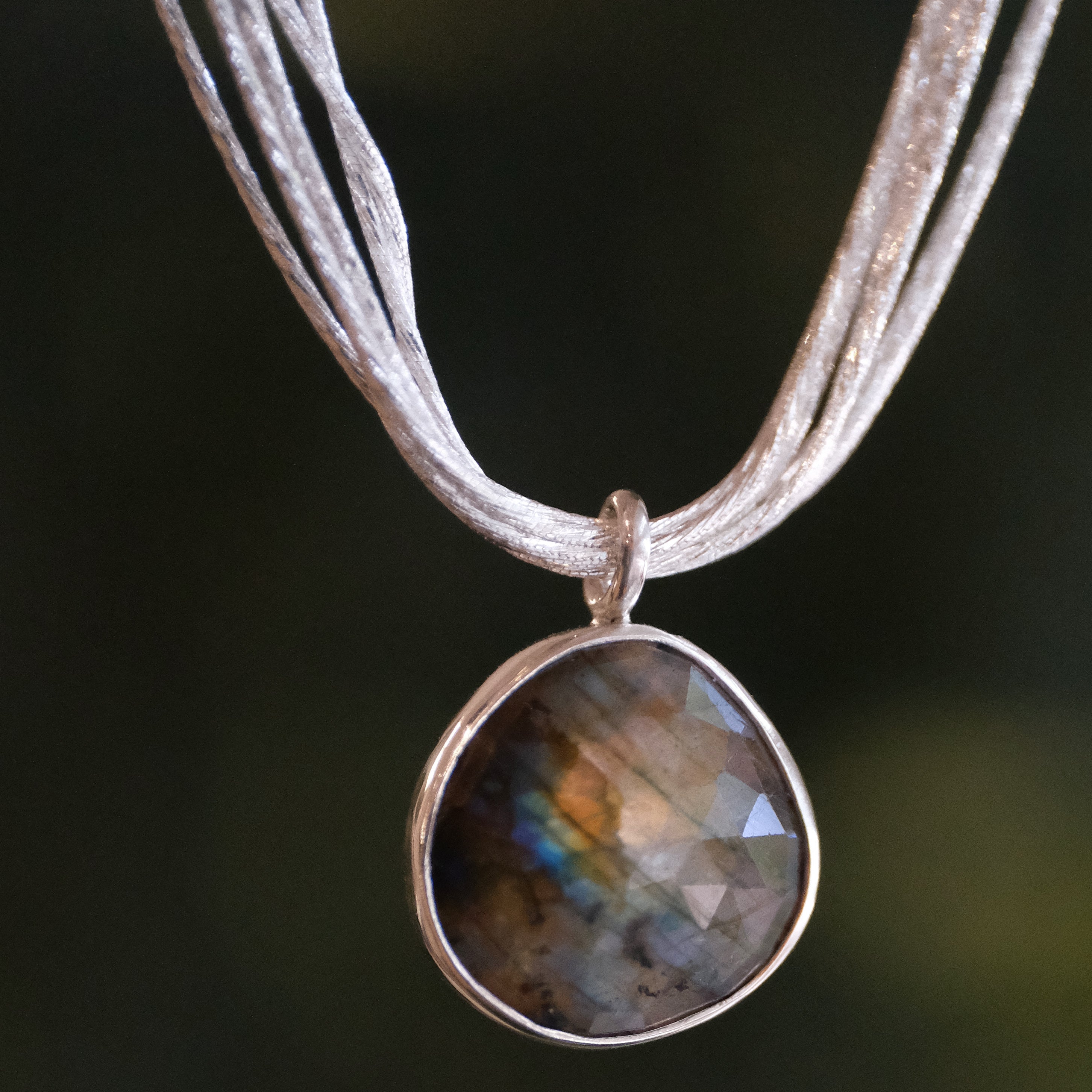 Labradorite Liquid Strand Necklace - One of a Kind